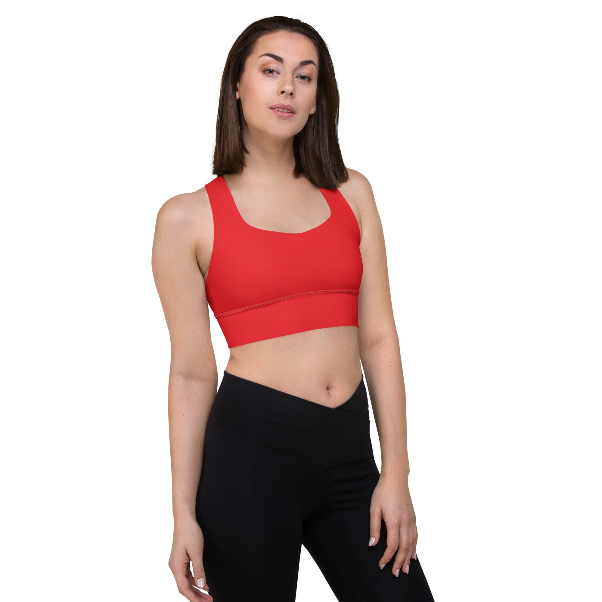 Longline sports bra Alizarin