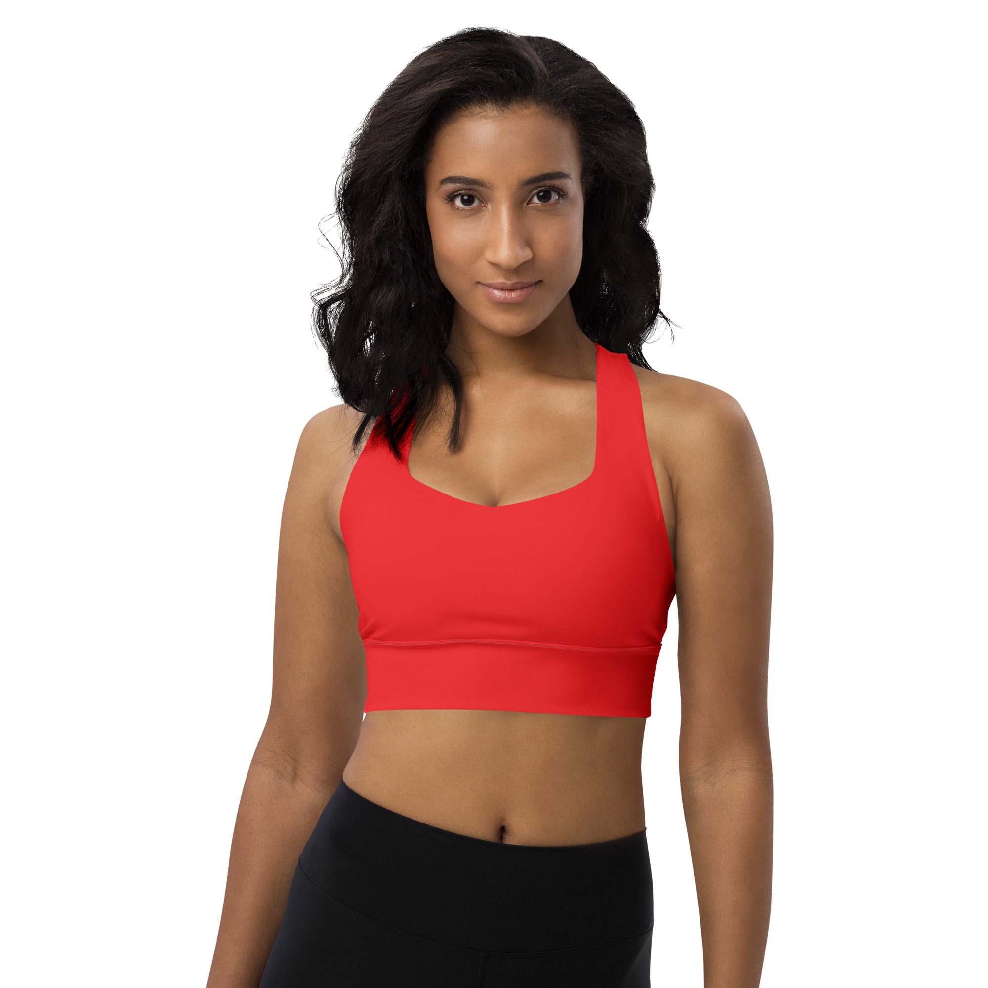 Longline sports bra Alizarin