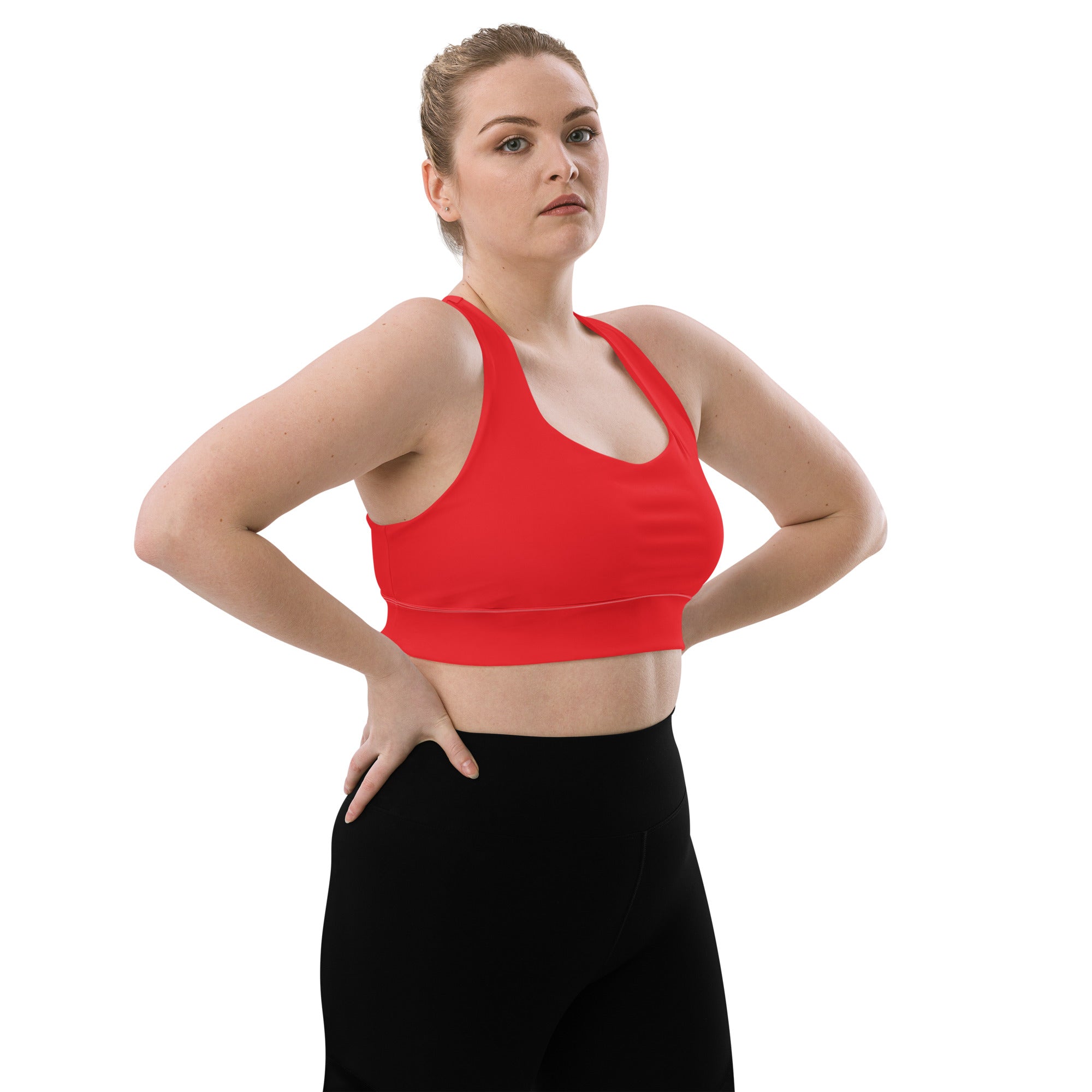 Longline sports bra Alizarin