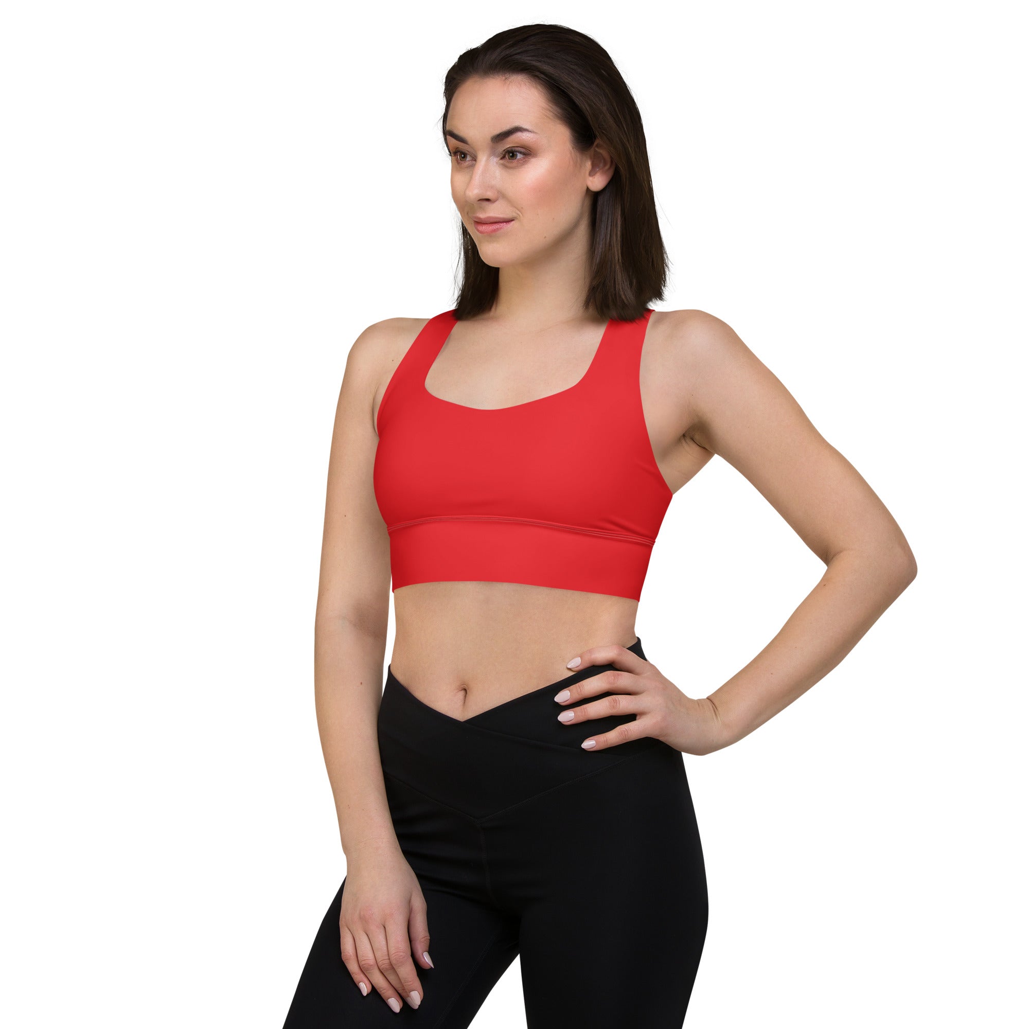 Longline sports bra Alizarin
