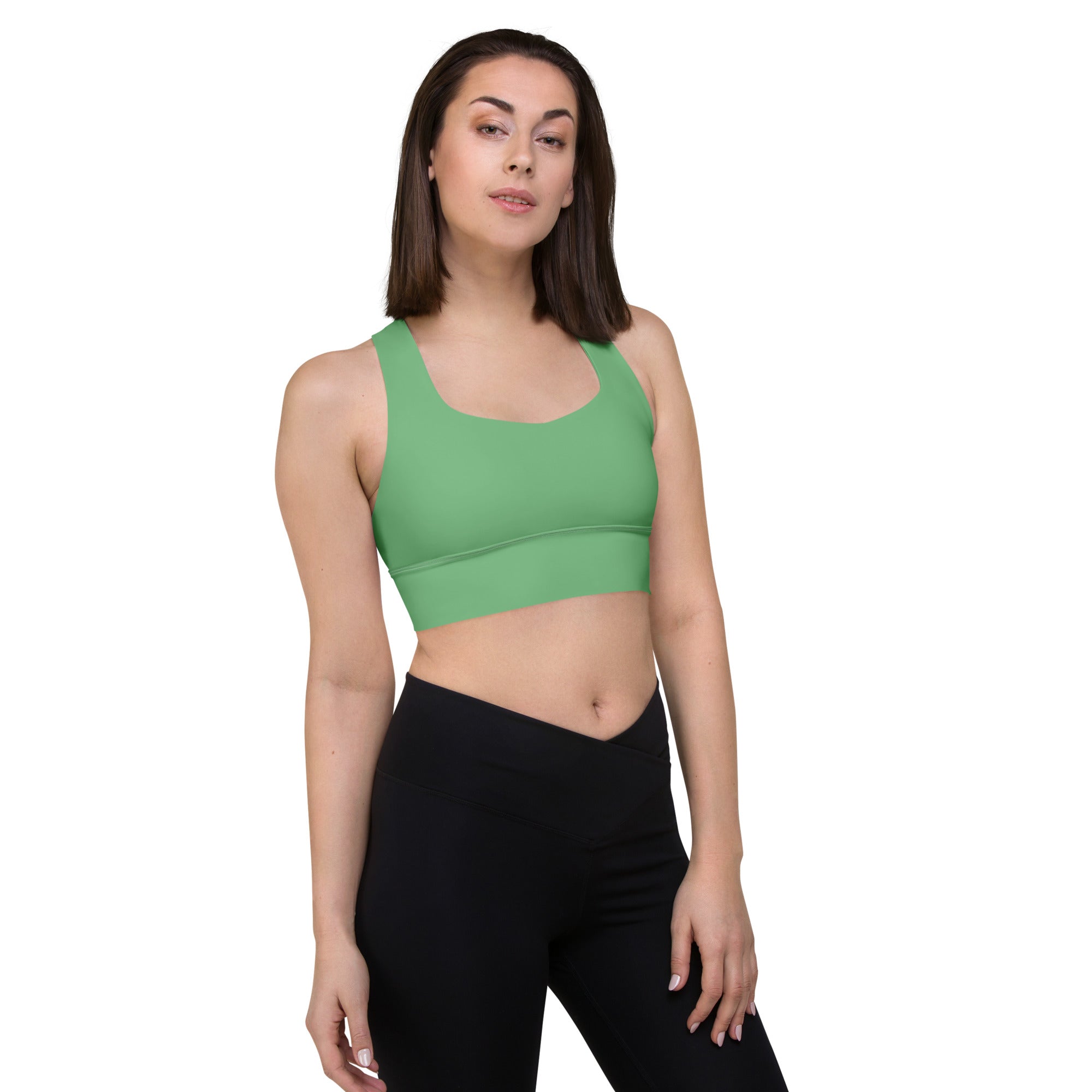 Longline sports bra Bay Leaf