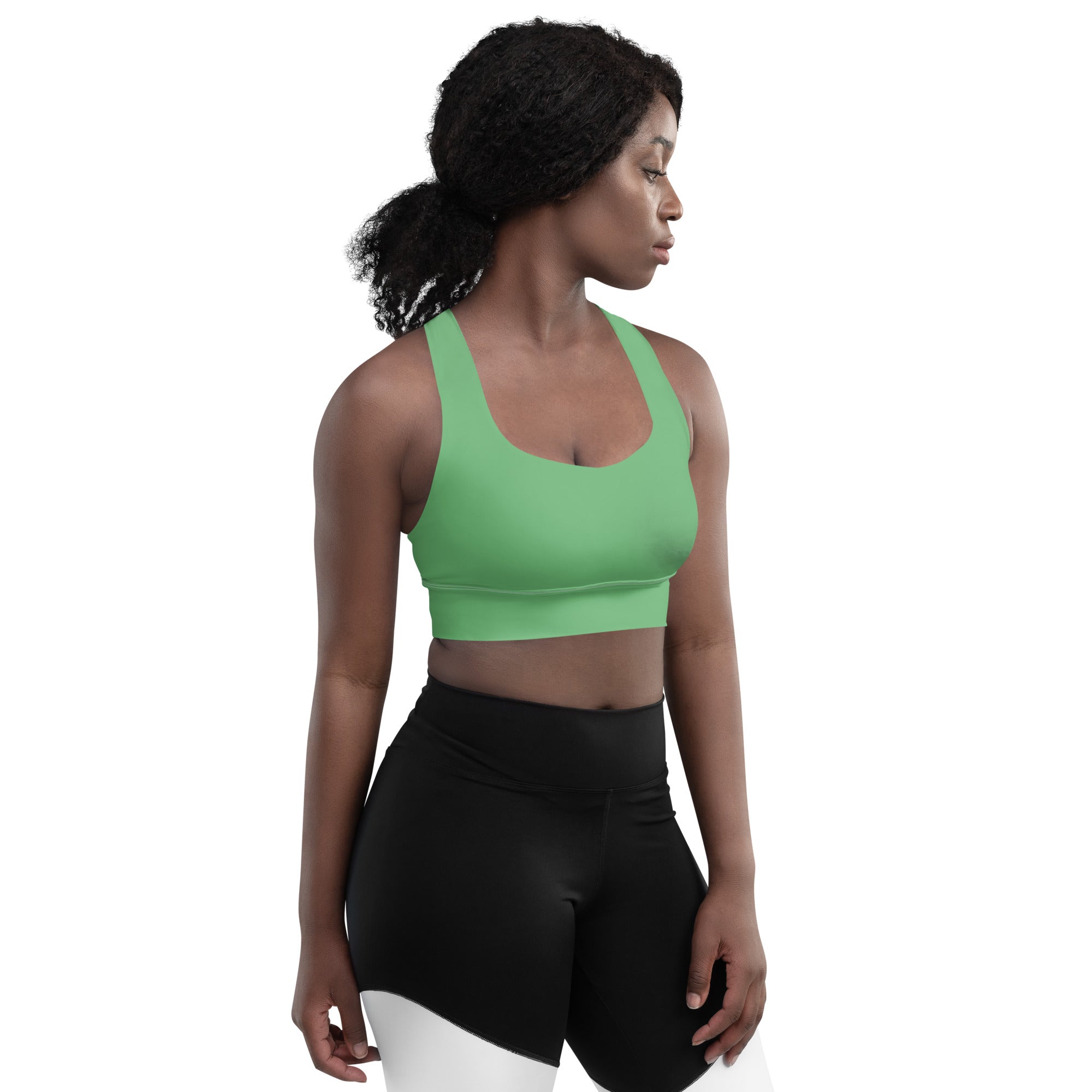Longline sports bra Bay Leaf