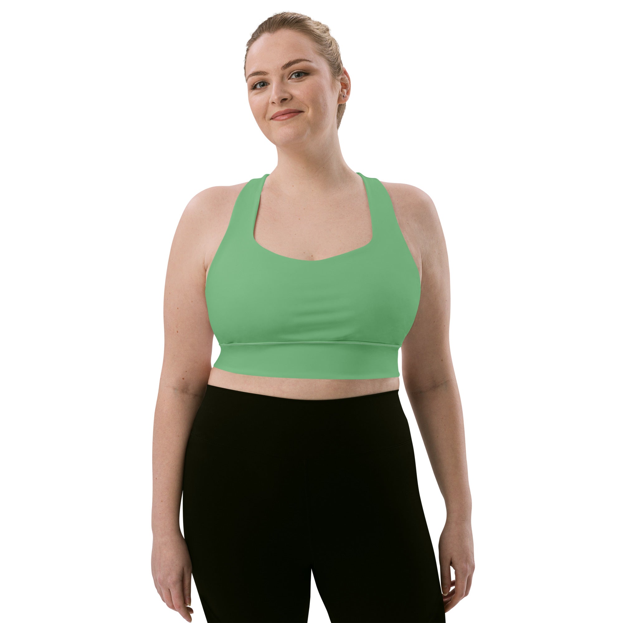 Longline sports bra Bay Leaf