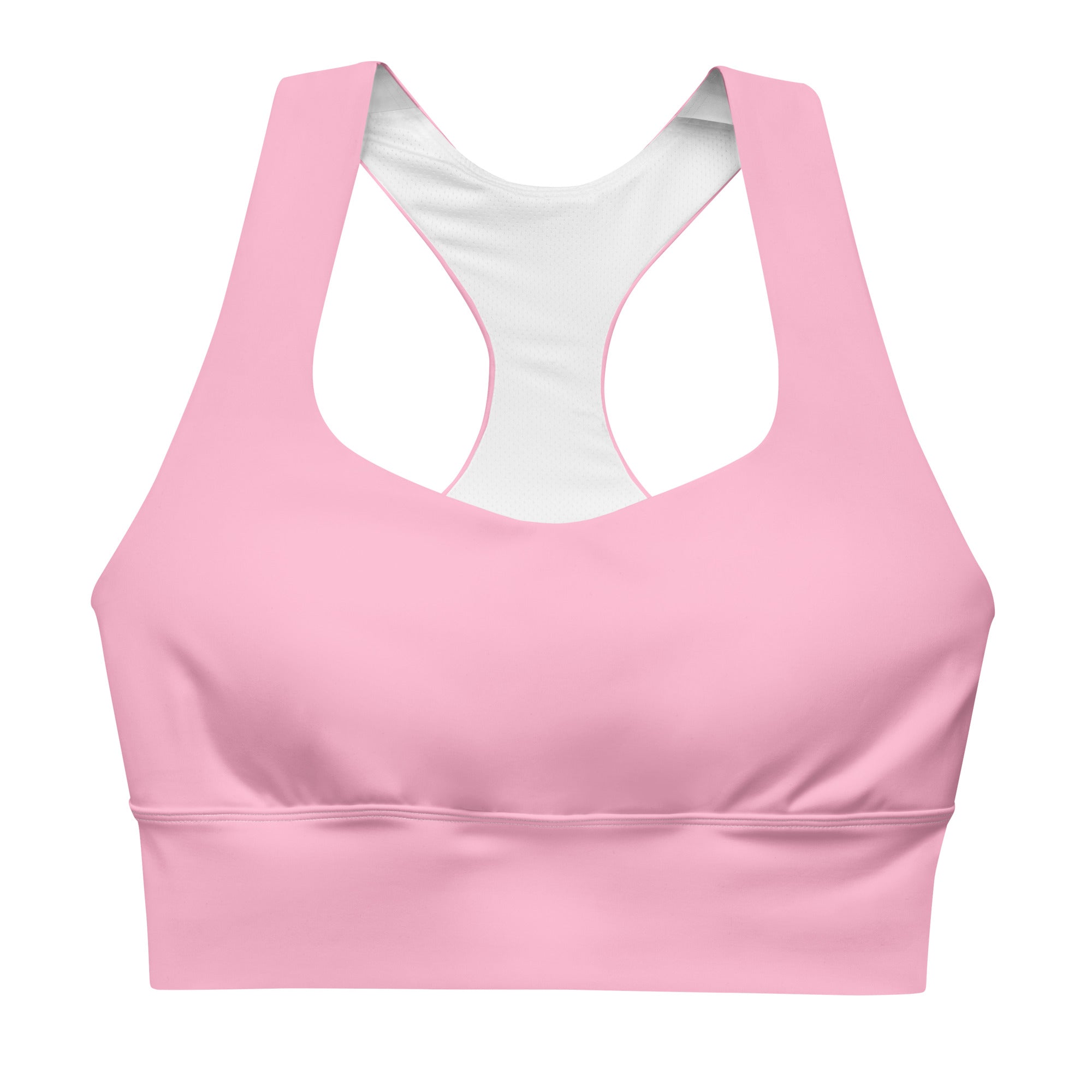 Longline sports bra Cotton Candy