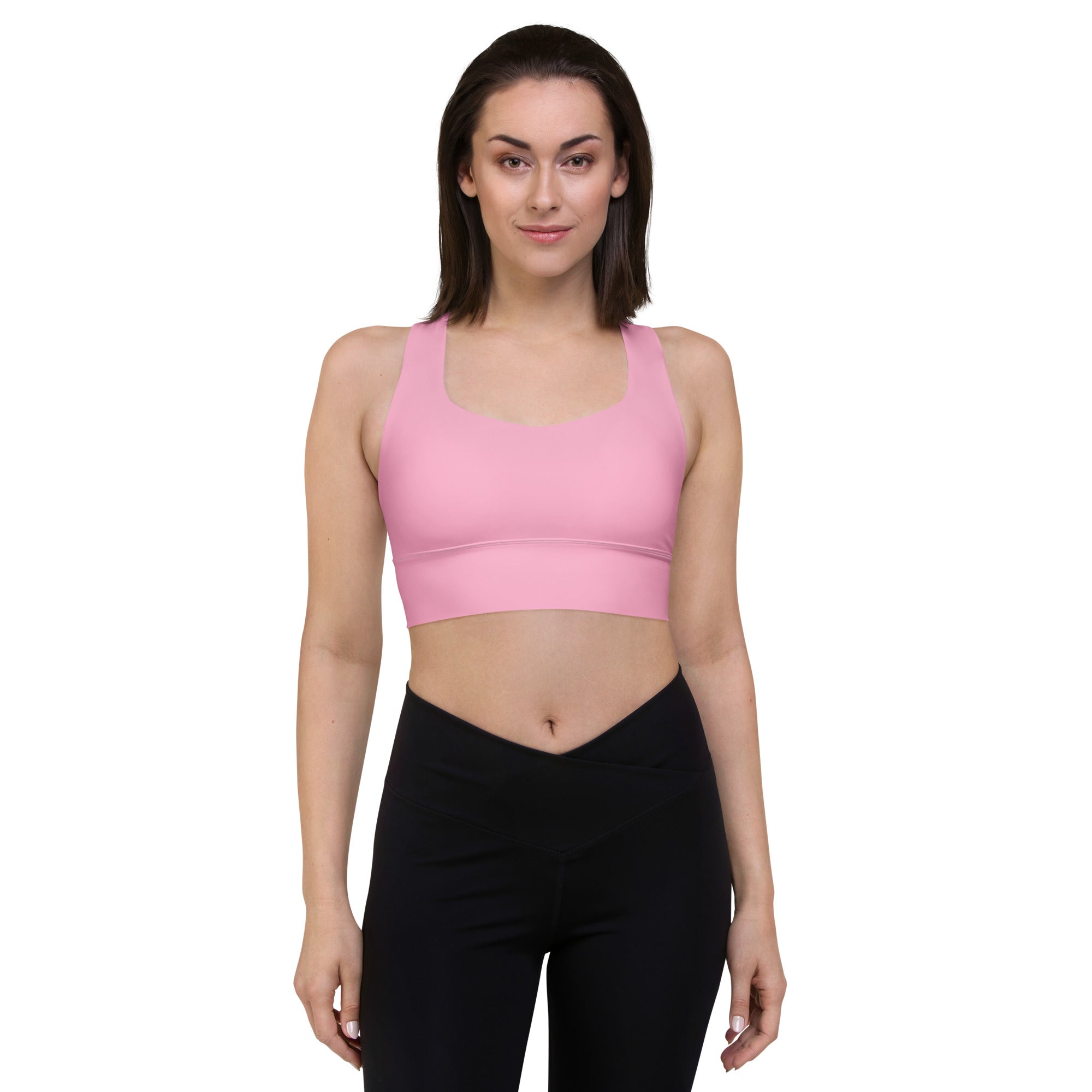 Longline sports bra Cotton Candy