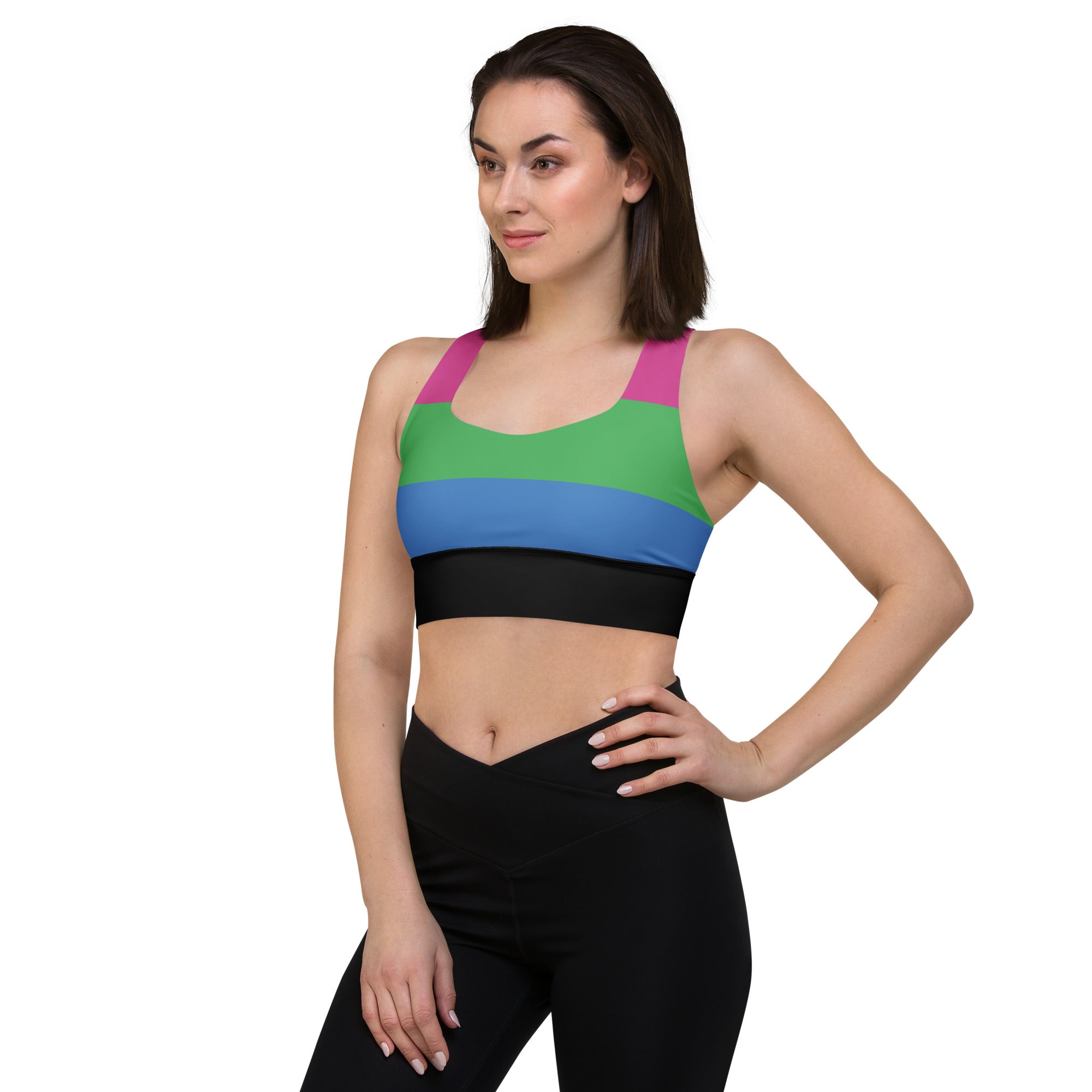 Longline sports bra Polysexual