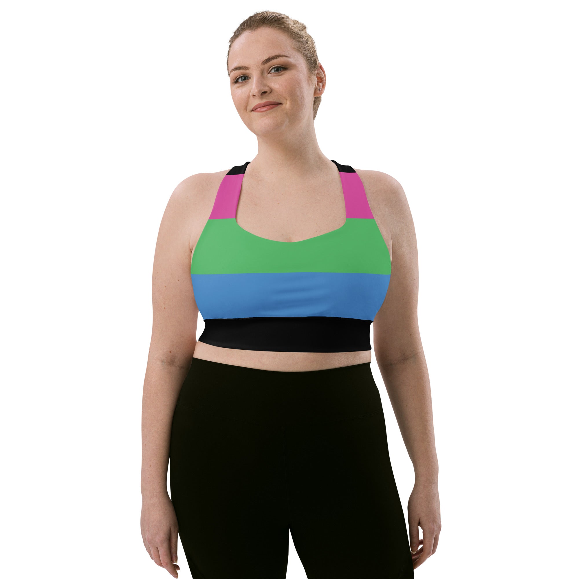 Longline sports bra Polysexual