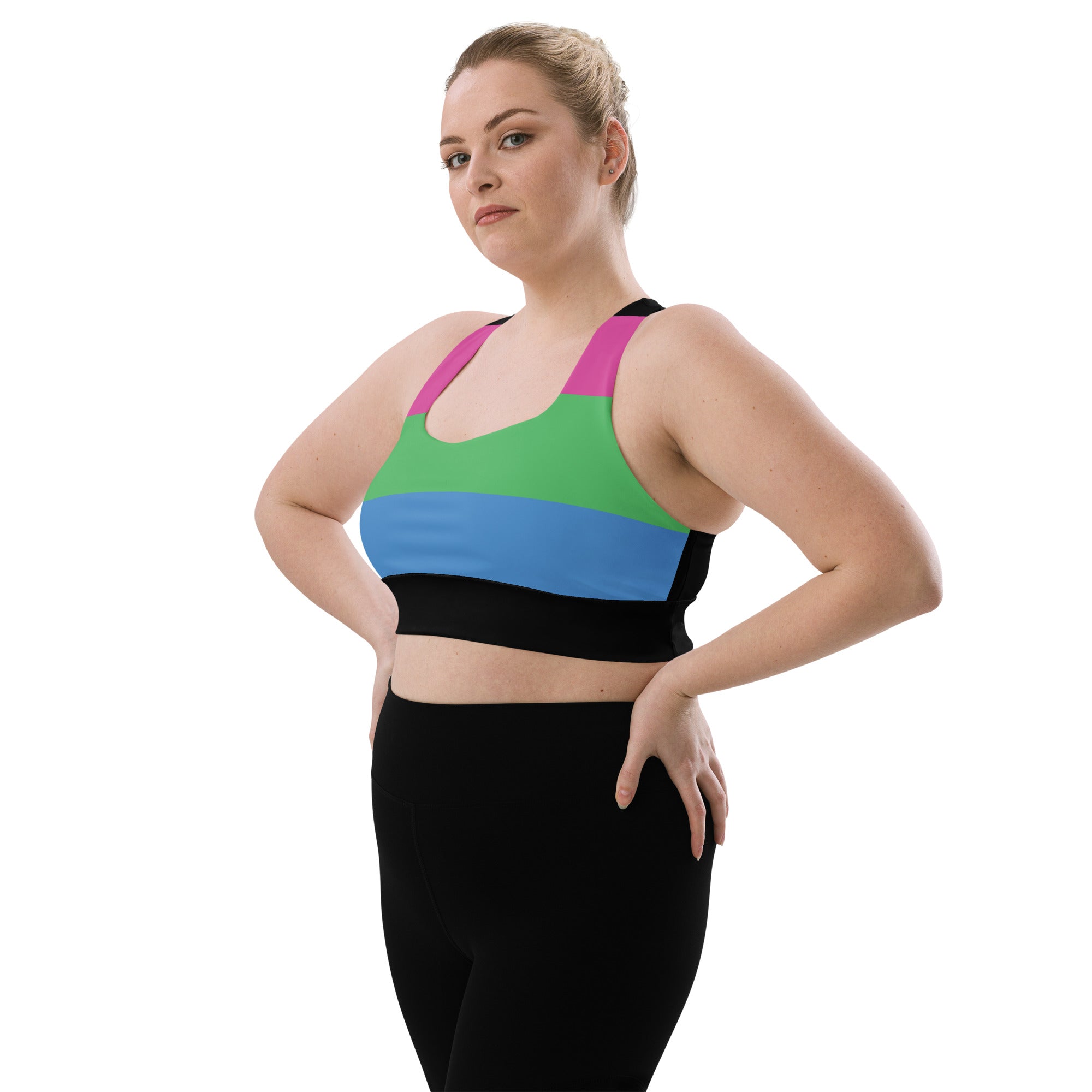 Longline sports bra Polysexual