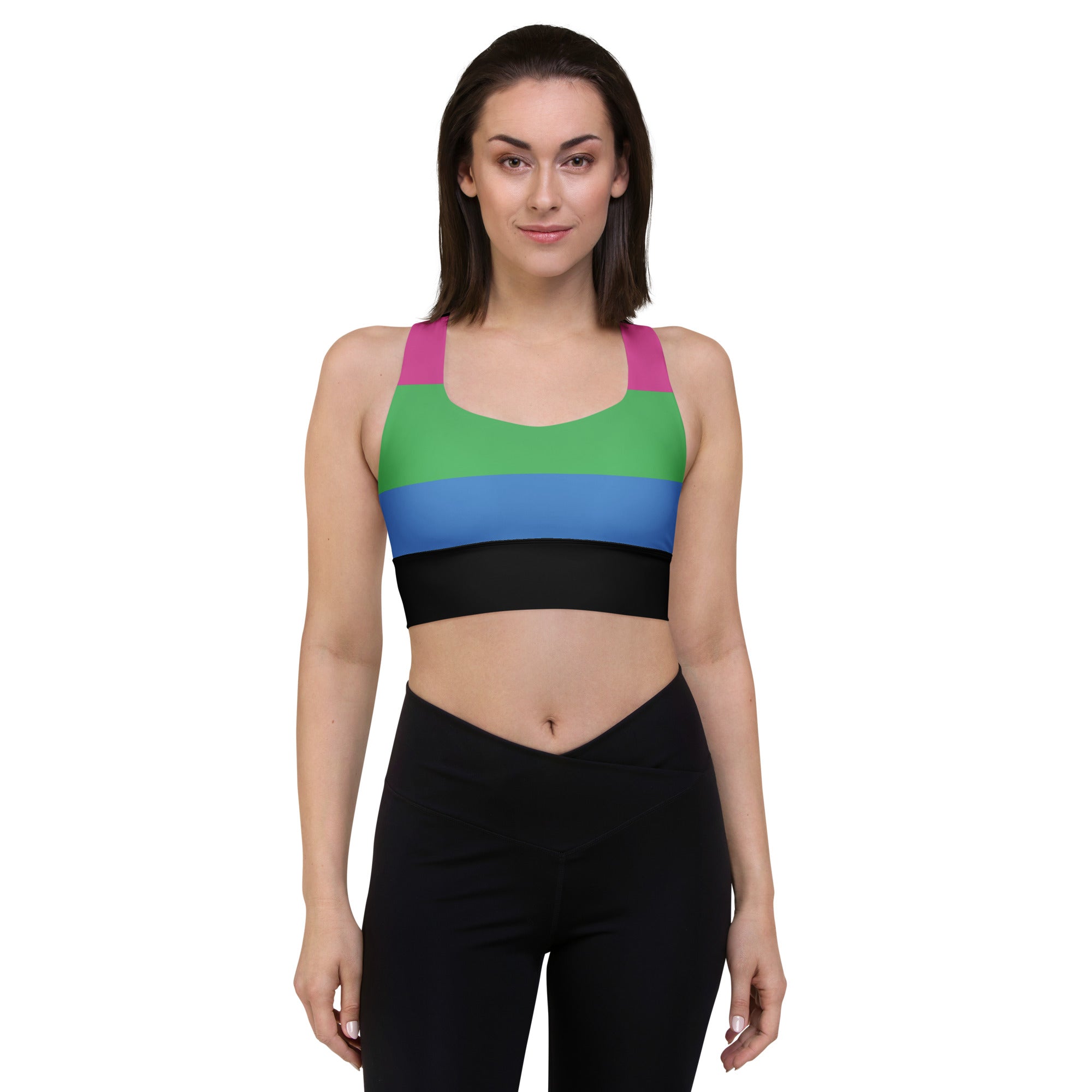Longline sports bra Polysexual