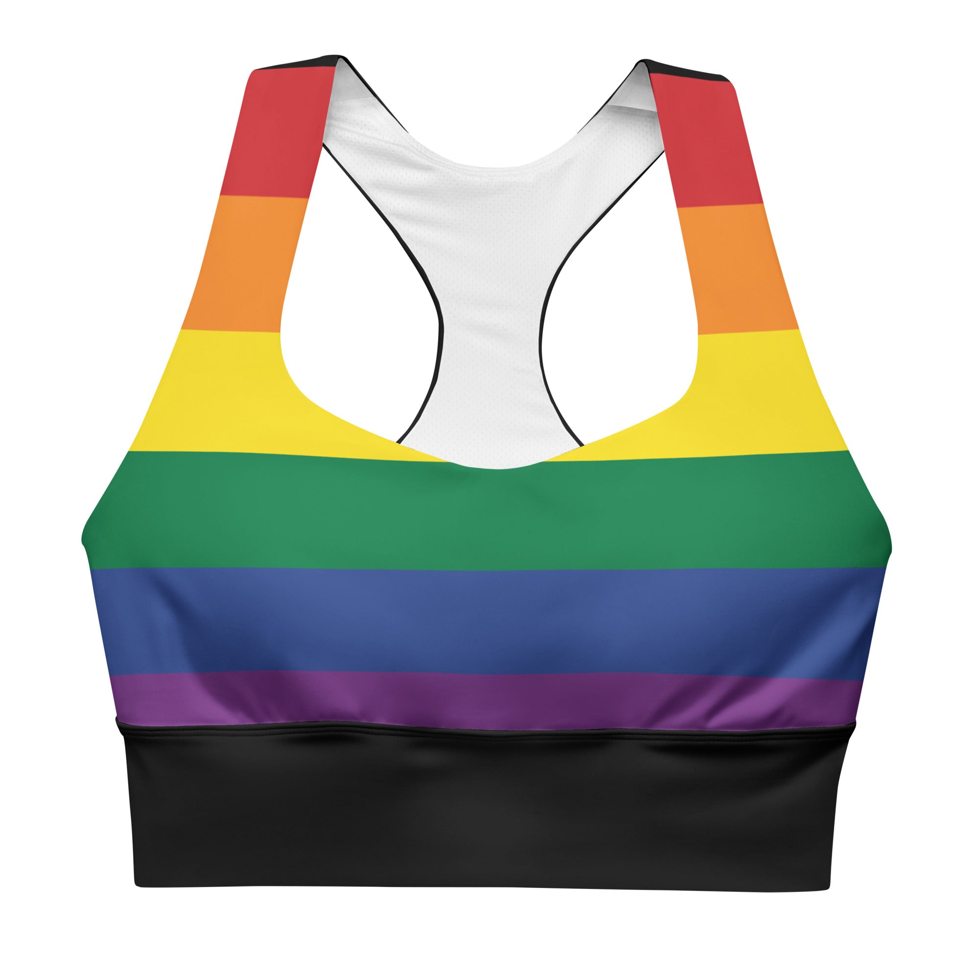 Longline sports bra Pride Rainbow