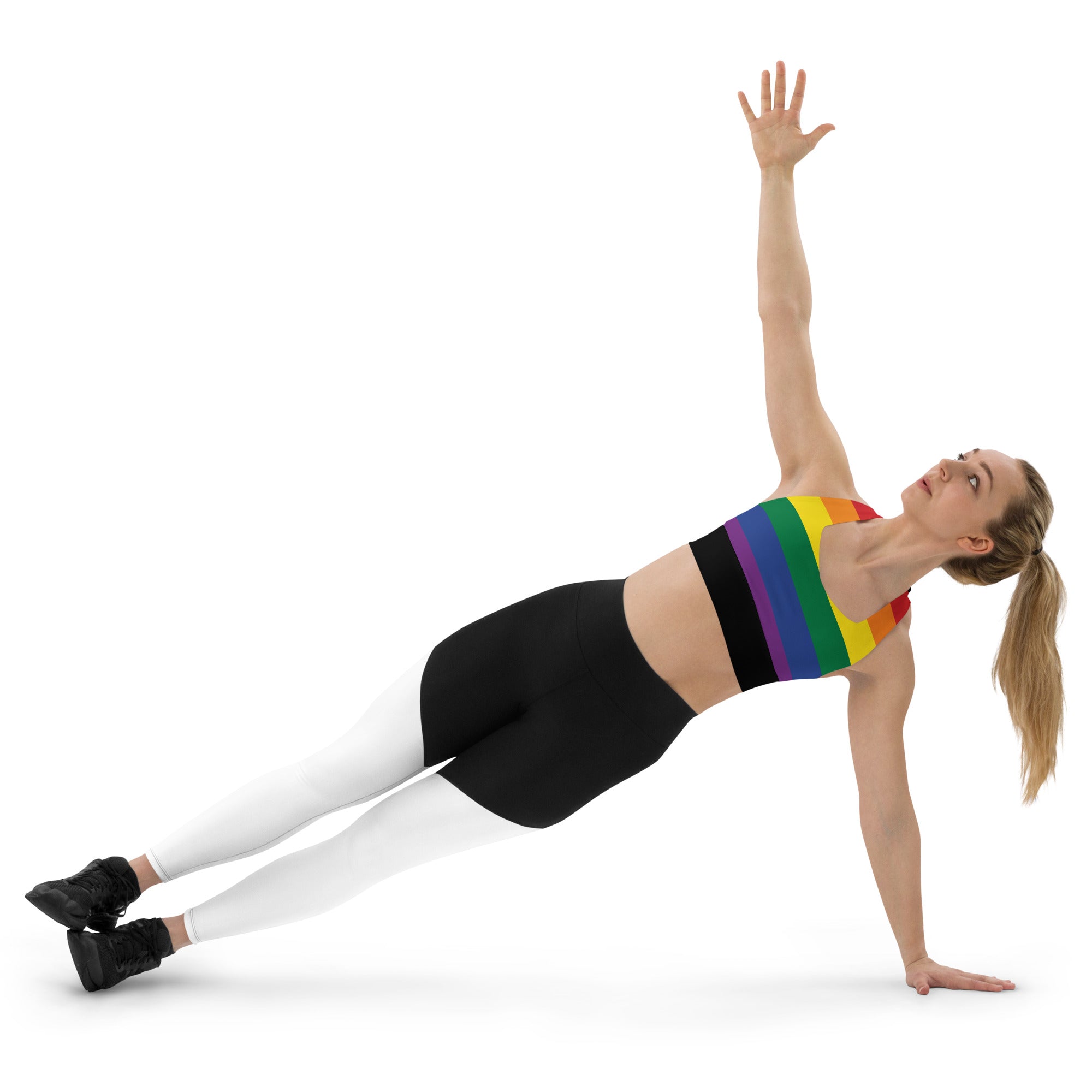 Longline sports bra Pride Rainbow