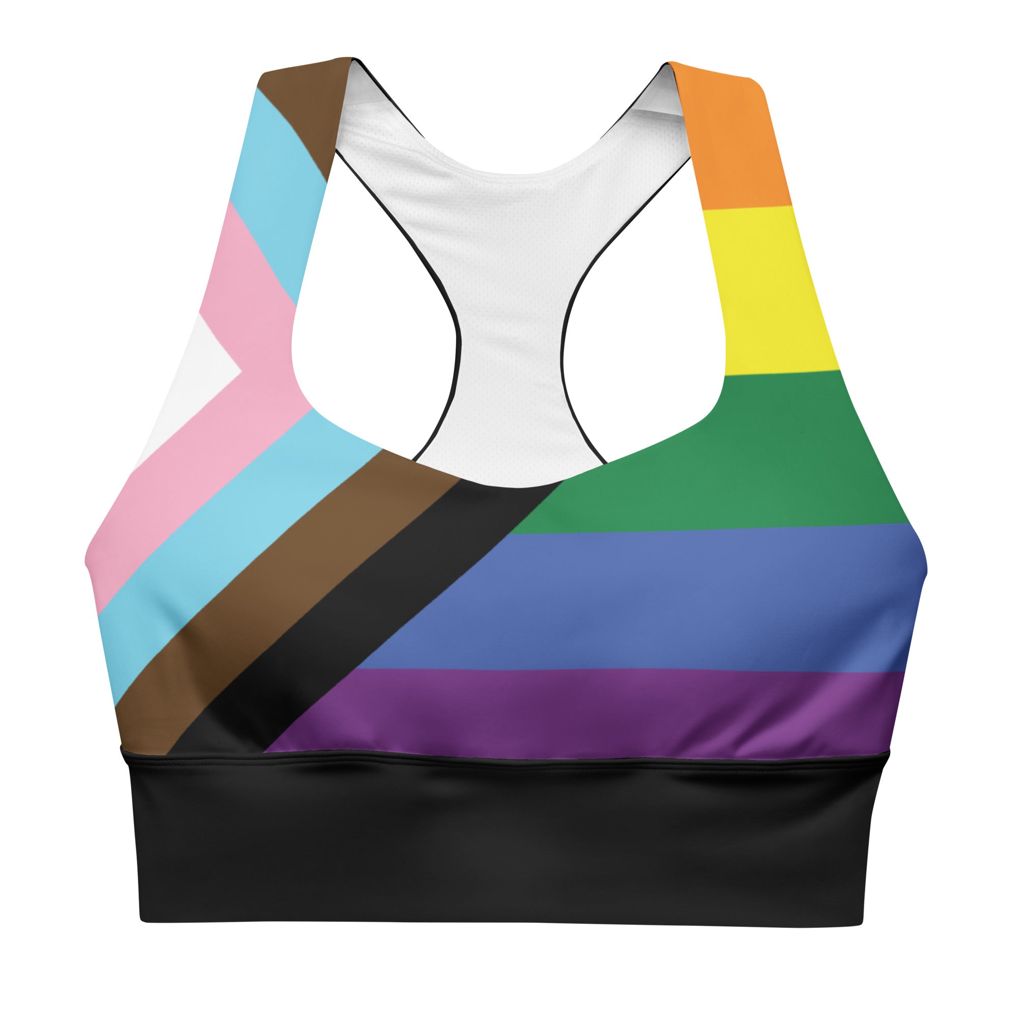Longline sports bra Progress Pride