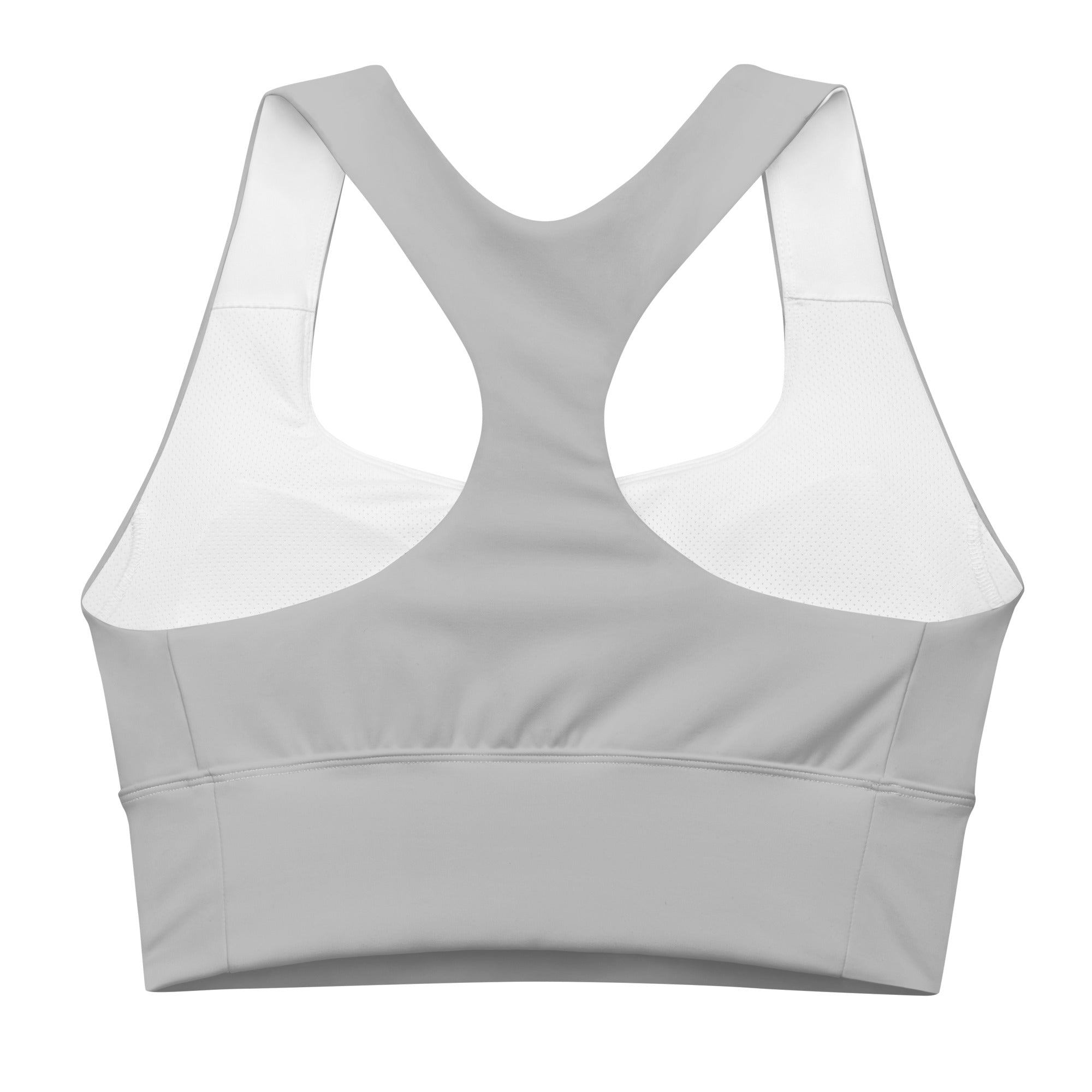Longline sports bra Silver