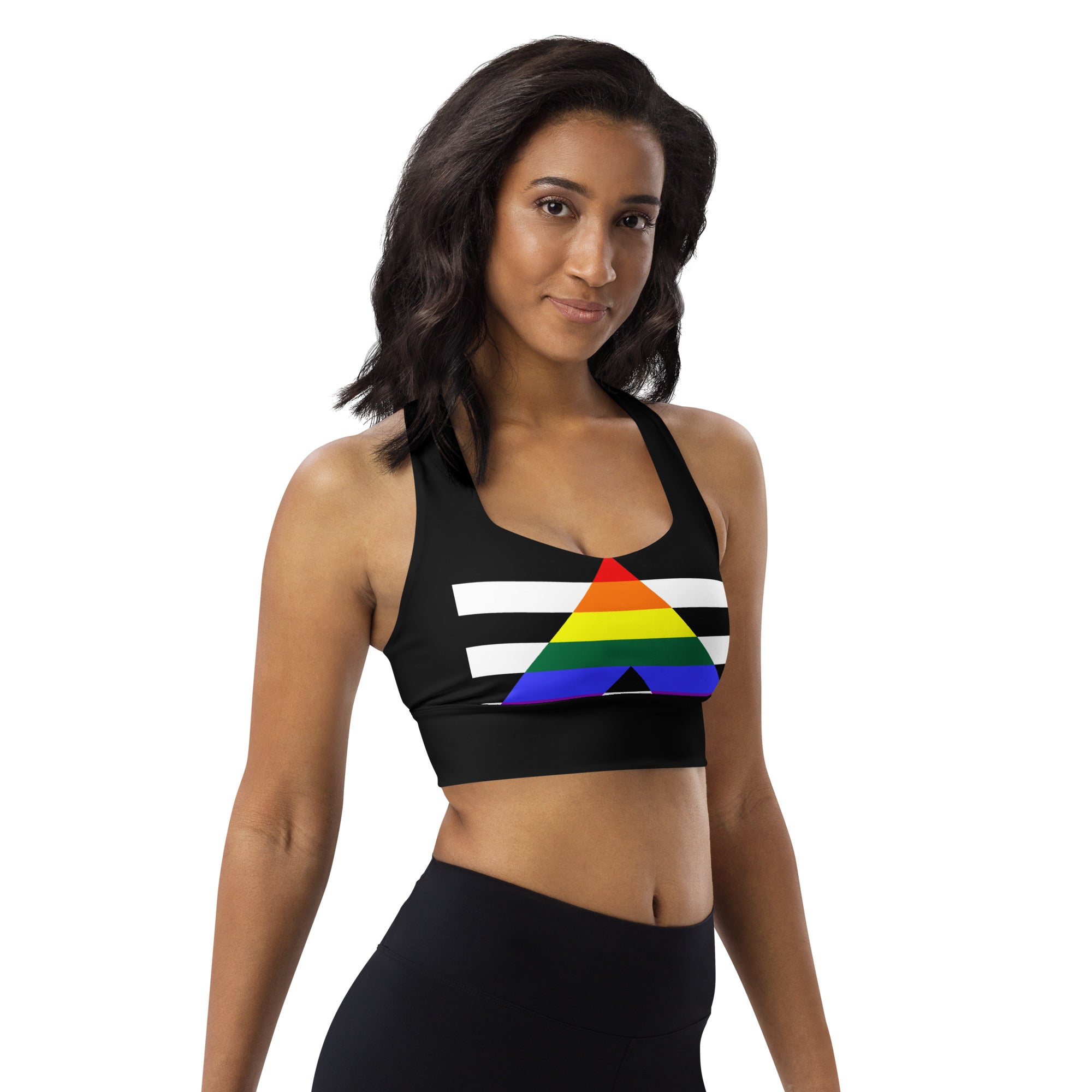 Longline sports bra Straight ally
