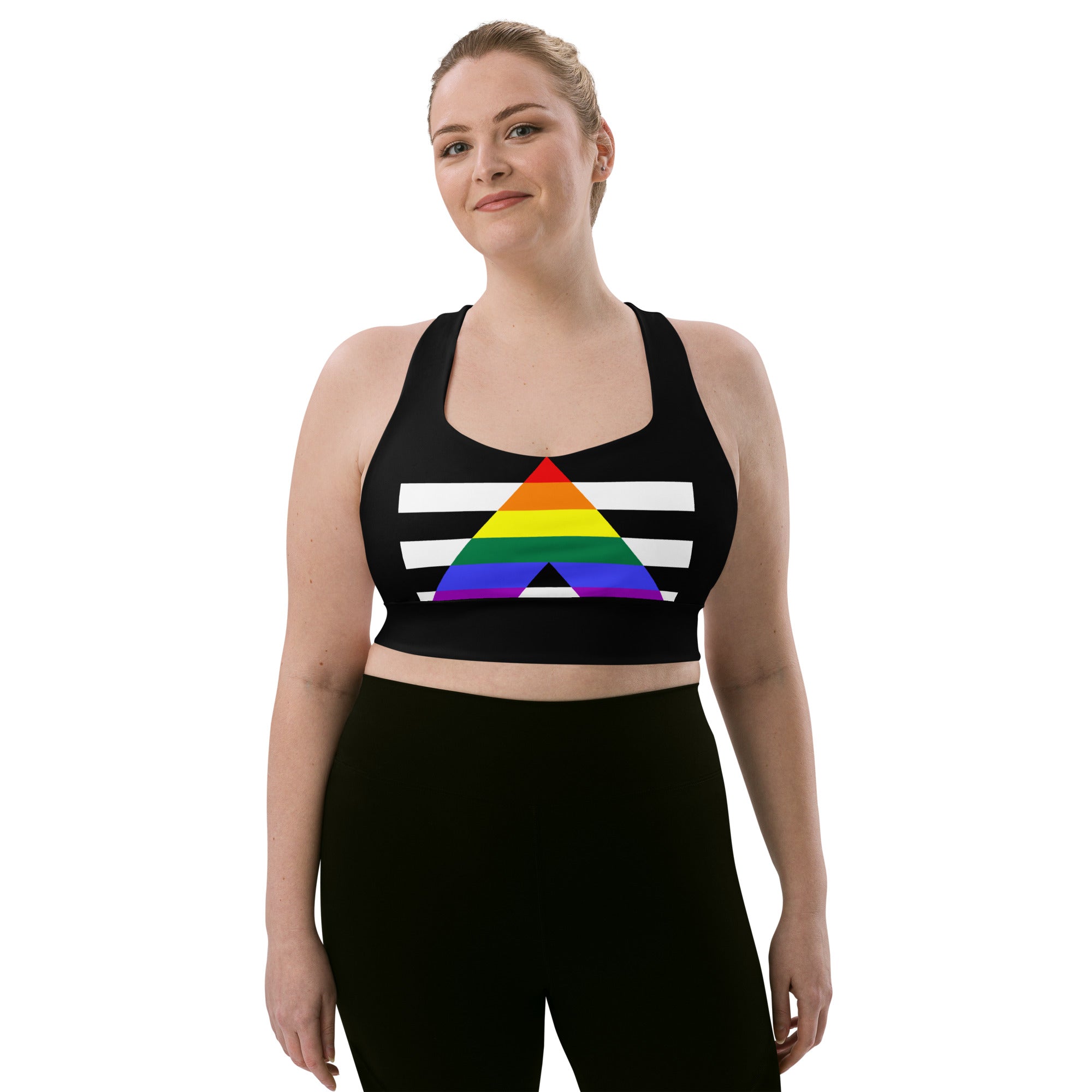 Longline sports bra Straight ally