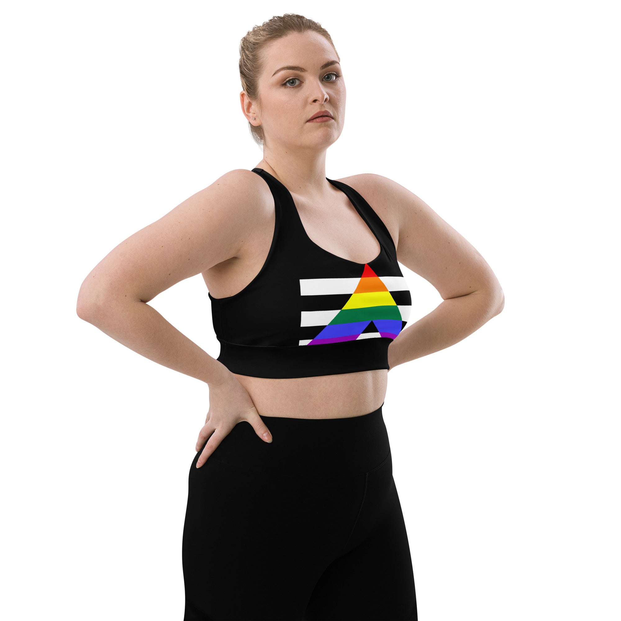 Longline sports bra Straight ally