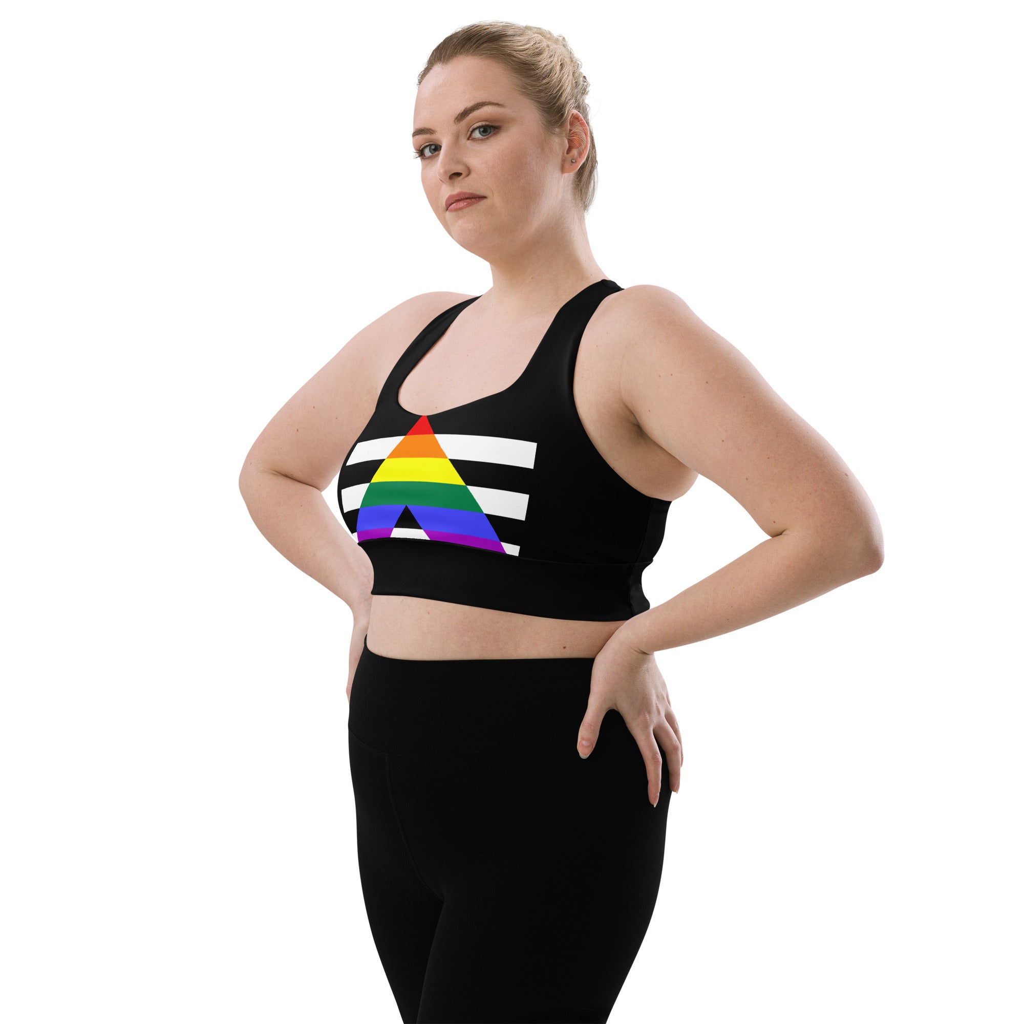 Longline sports bra Straight ally