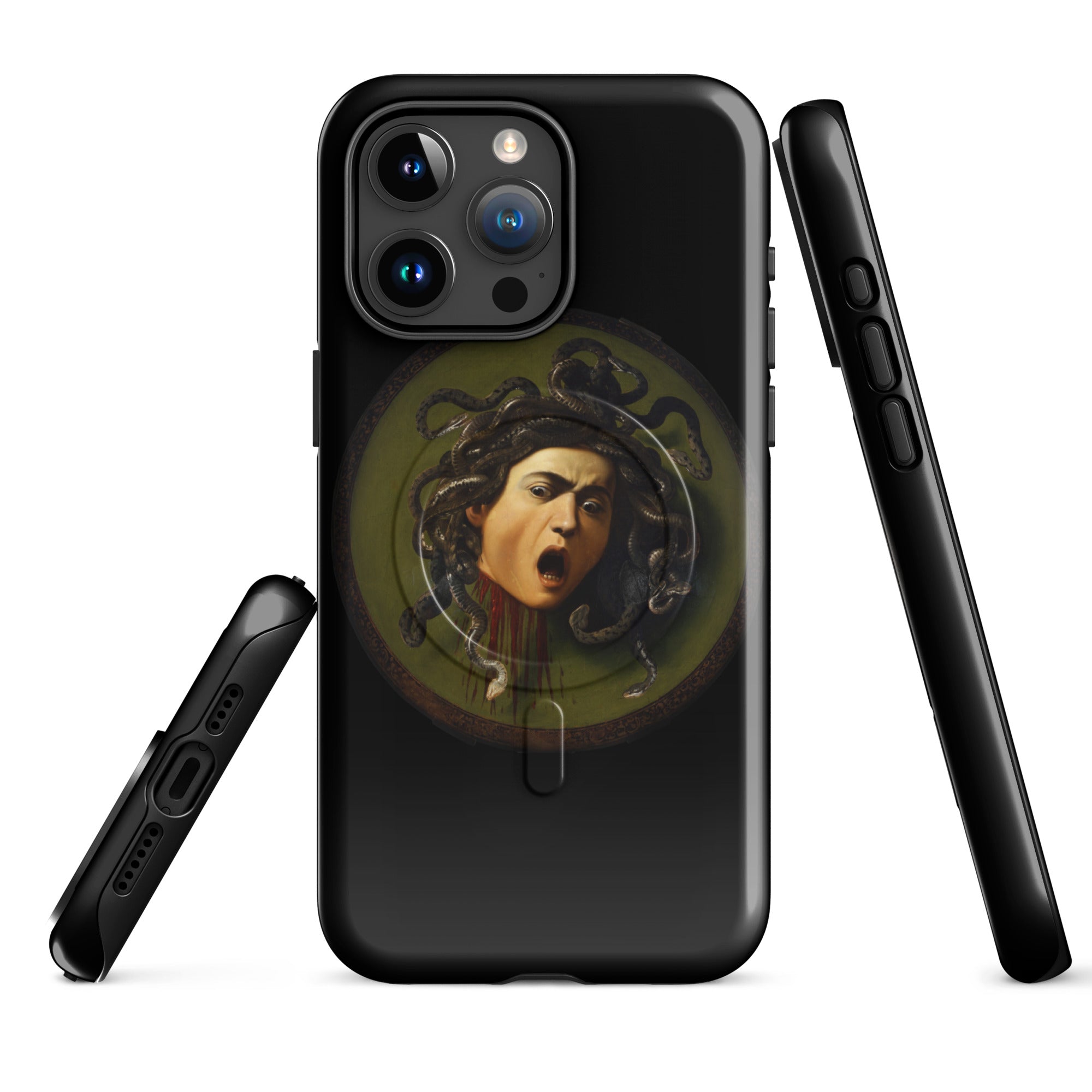 MagSafe® tough case for iPhone® Caravaggio Medusa 1597