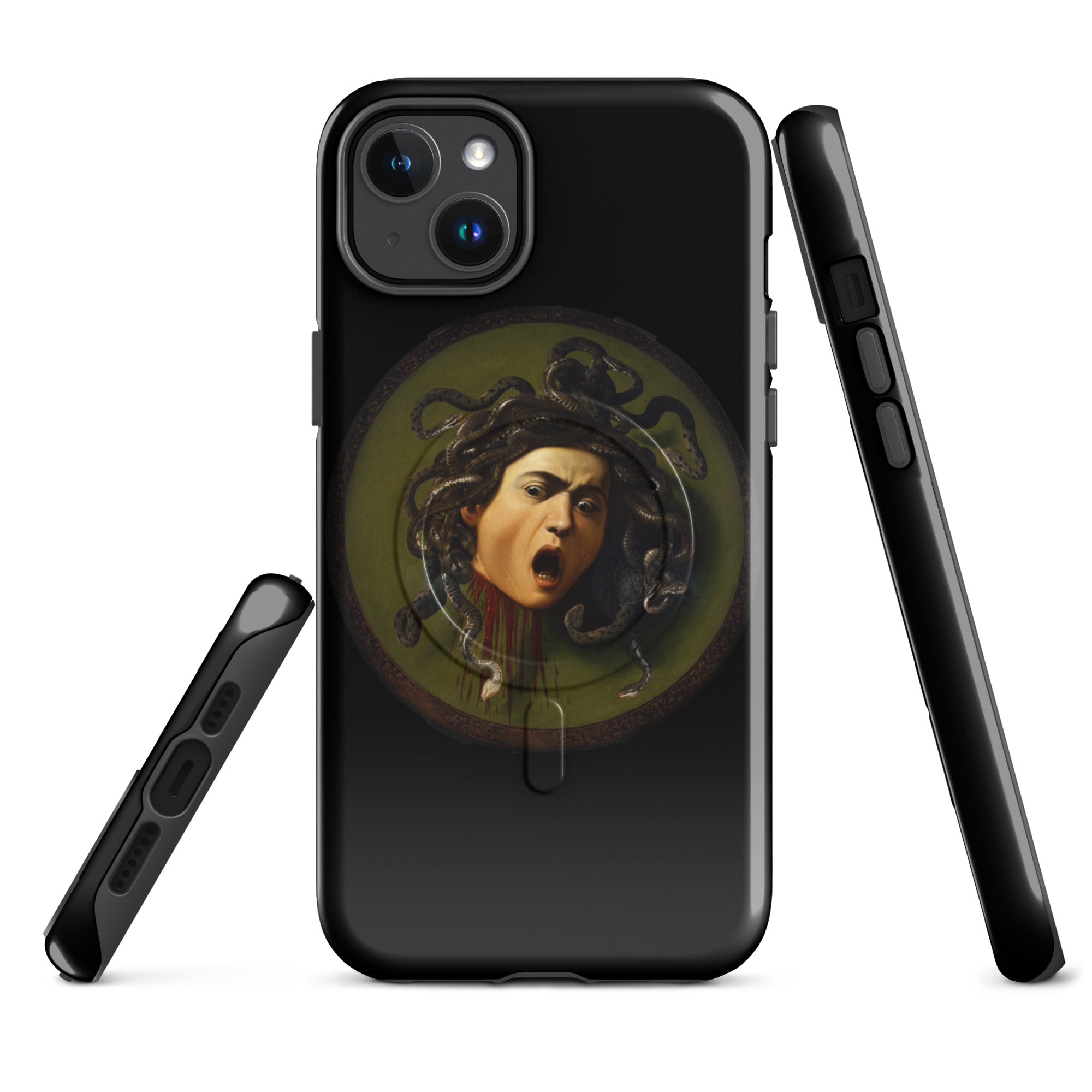 MagSafe® tough case for iPhone® Caravaggio Medusa 1597