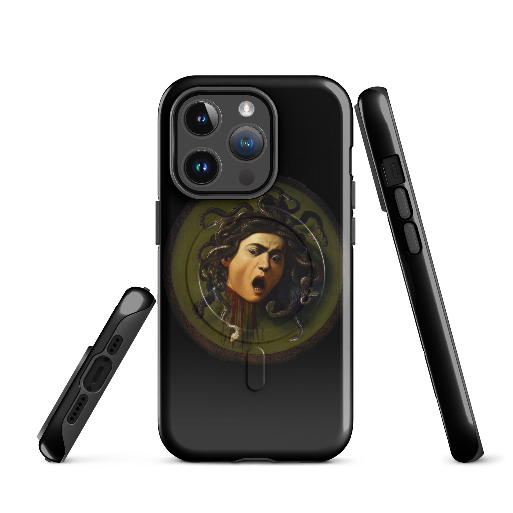 MagSafe® tough case for iPhone® Caravaggio Medusa 1597