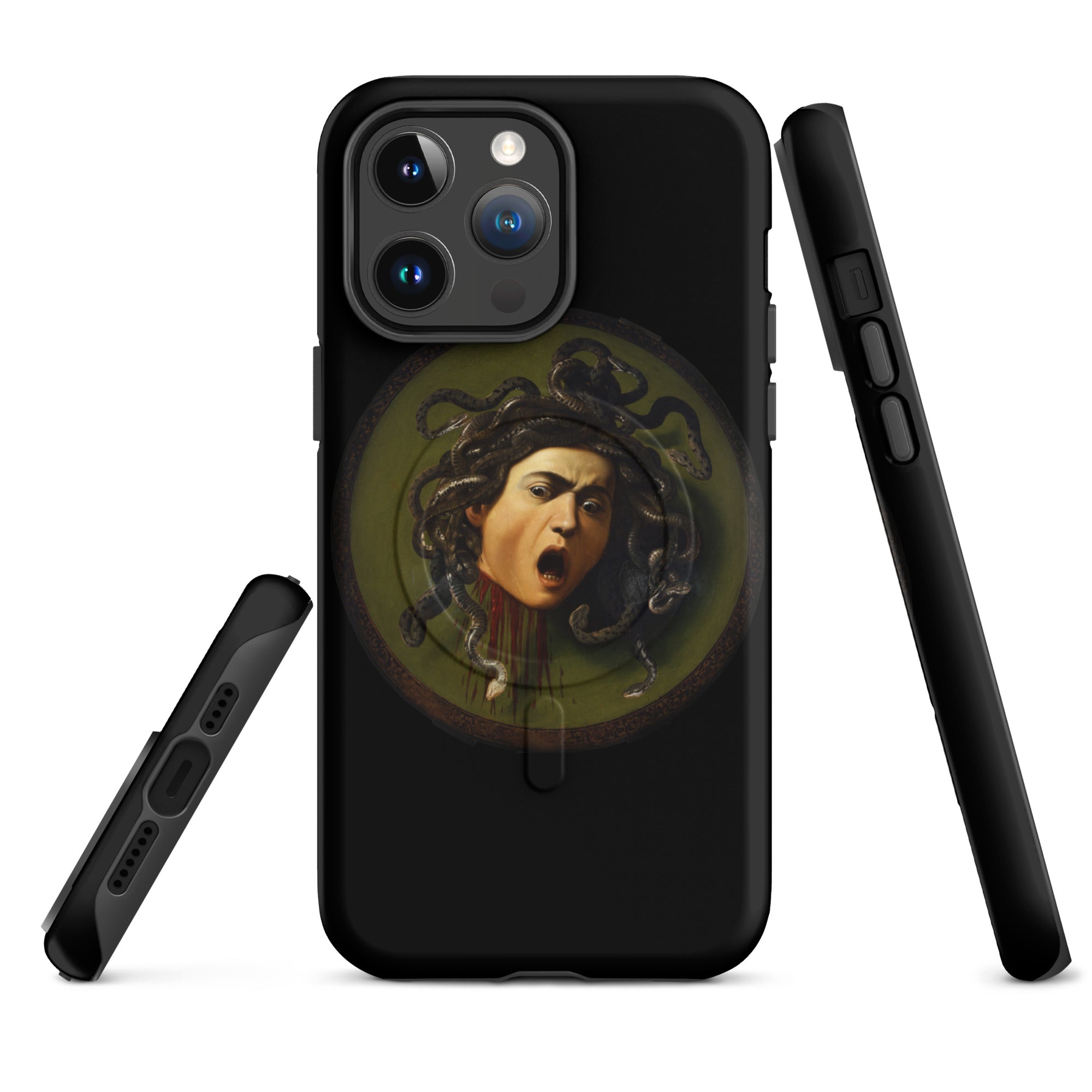MagSafe® tough case for iPhone® Caravaggio Medusa 1597