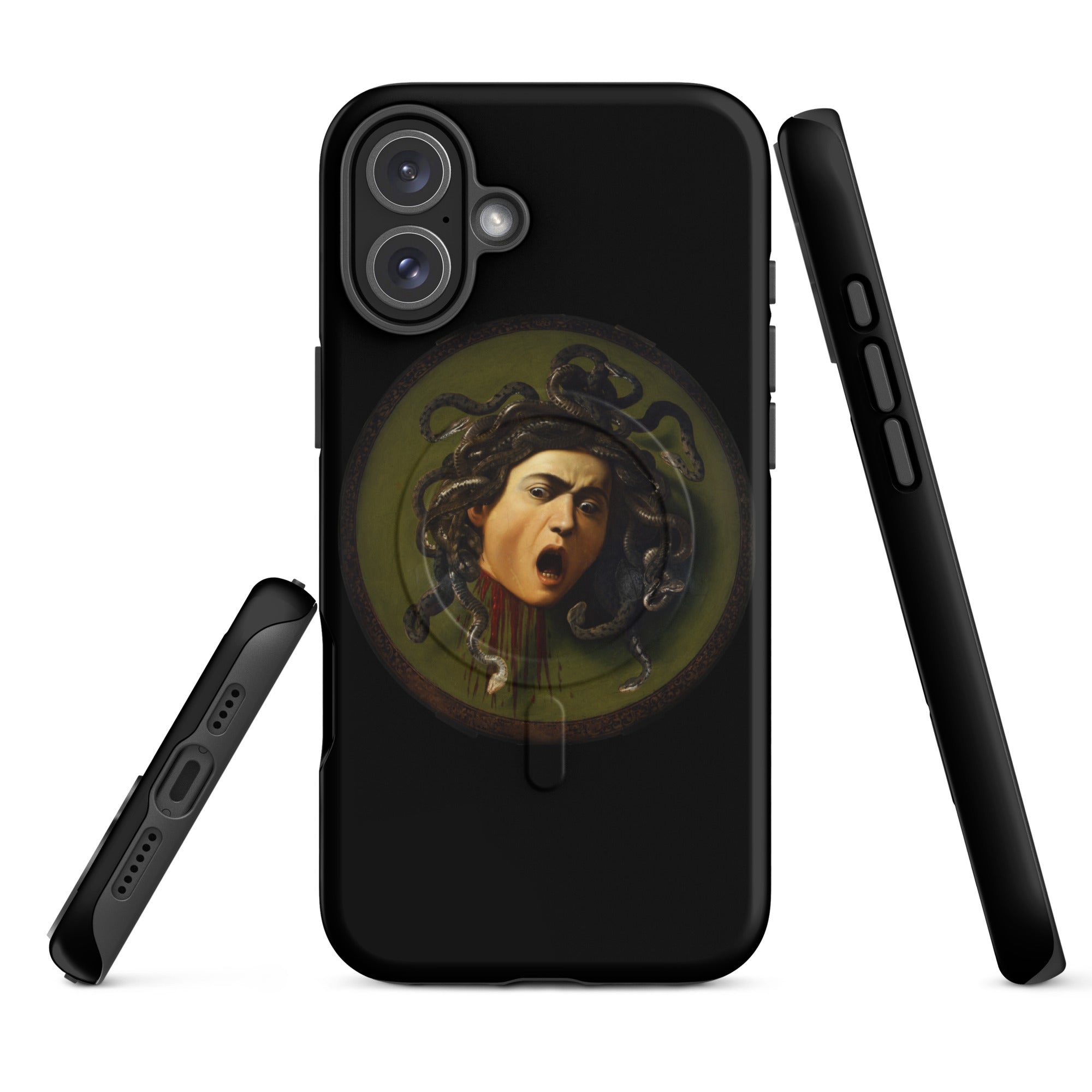 MagSafe® tough case for iPhone® Caravaggio Medusa 1597