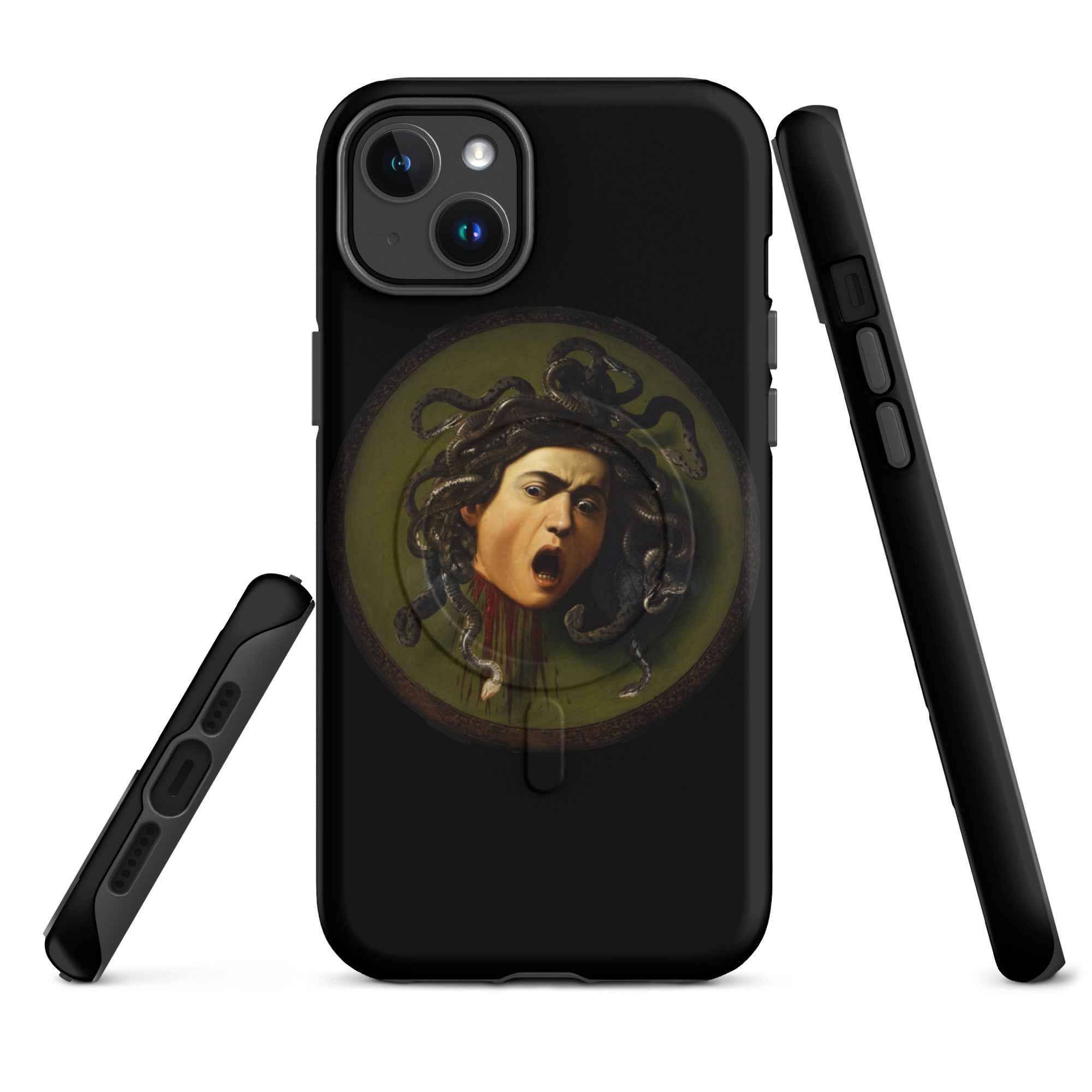 MagSafe® tough case for iPhone® Caravaggio Medusa 1597