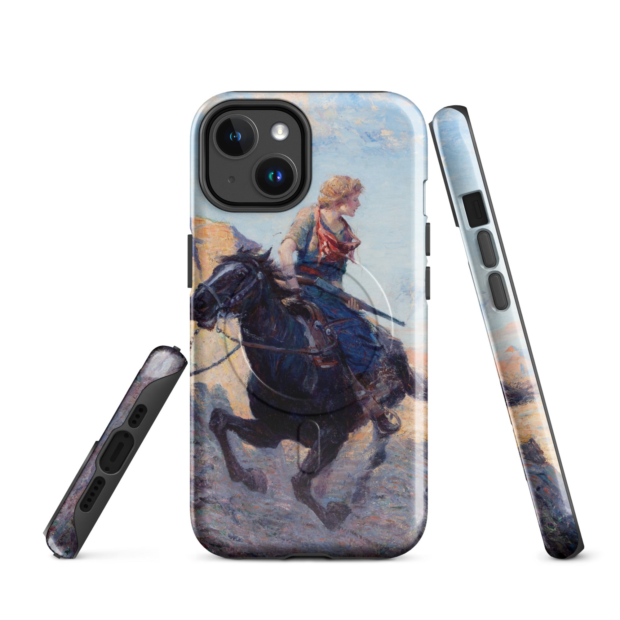 MagSafe® tough case for iPhone® Frank Spradling Returning Fire