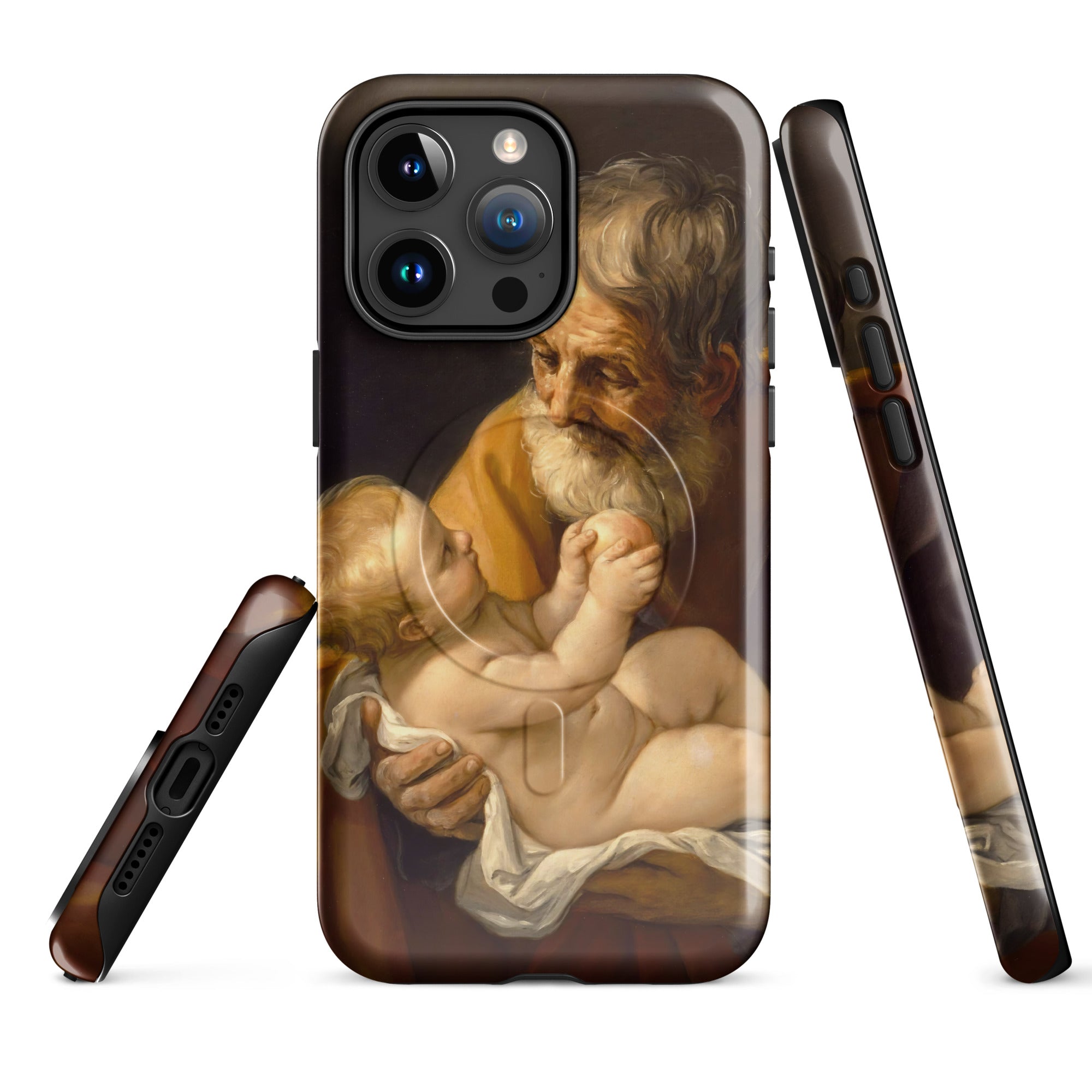 MagSafe® Tough case for iPhone® Saint Joseph and the Christ