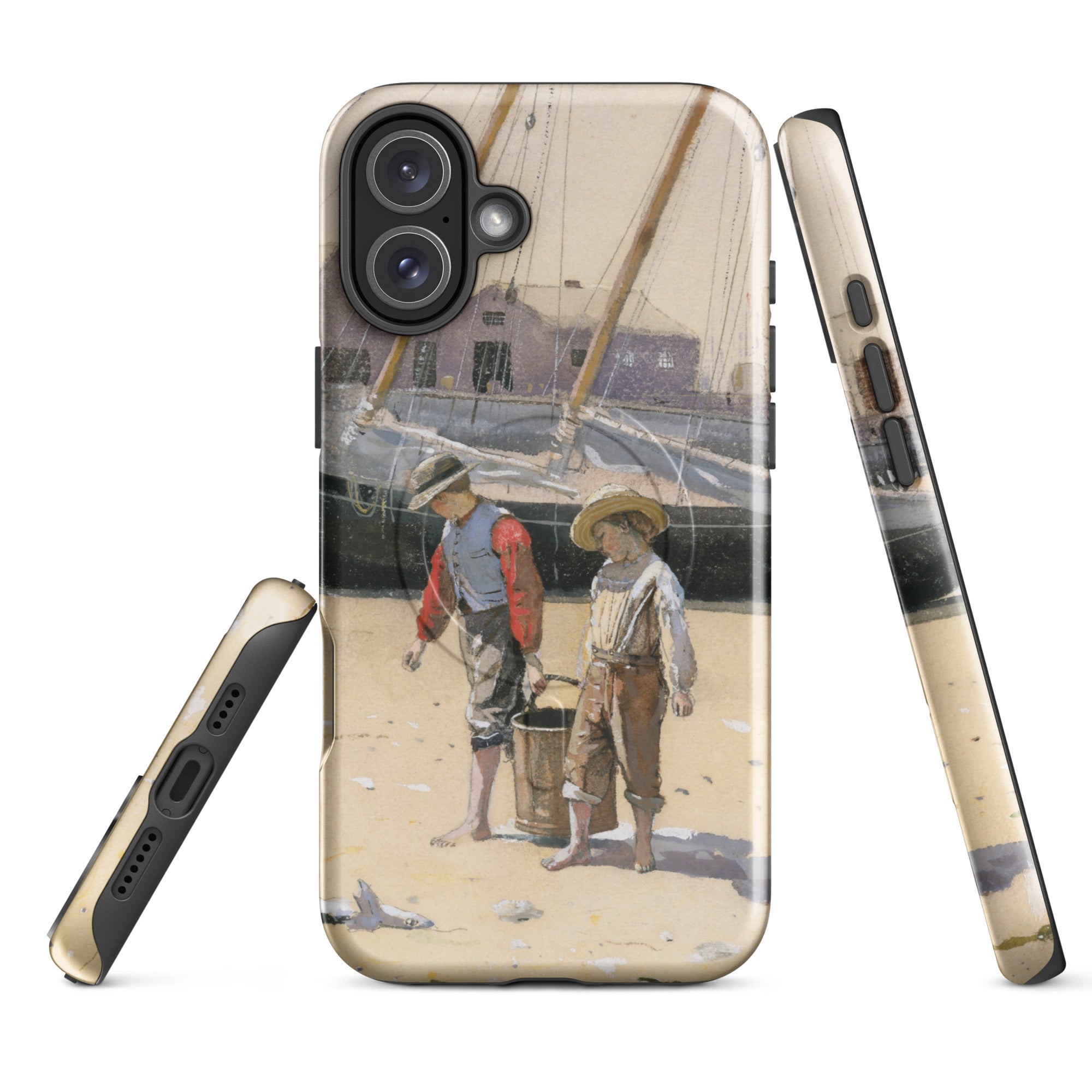 MagSafe® tough case for iPhone® Winslow Homer Basket of Clams 1873