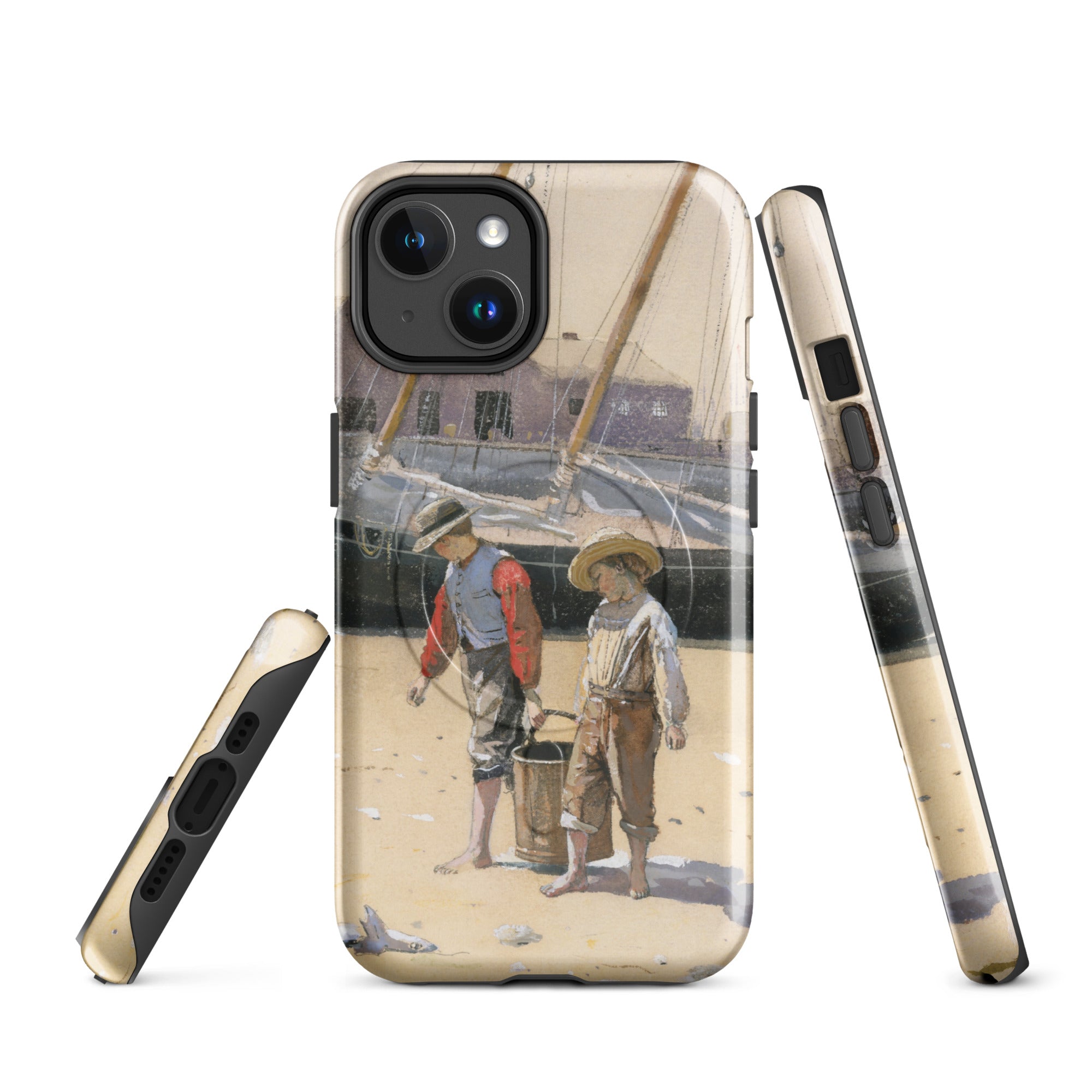 MagSafe® tough case for iPhone® Winslow Homer Basket of Clams 1873