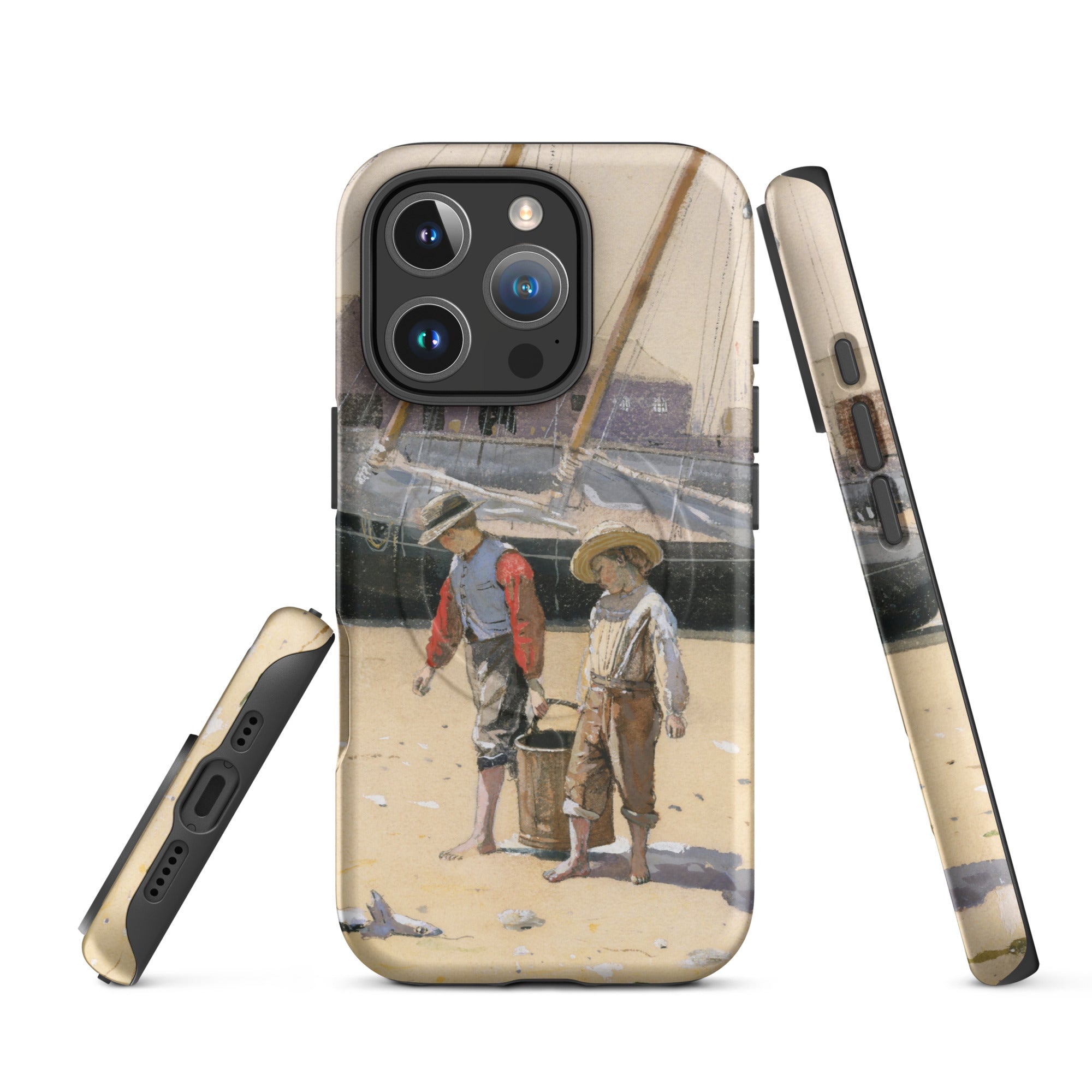 MagSafe® tough case for iPhone® Winslow Homer Basket of Clams 1873