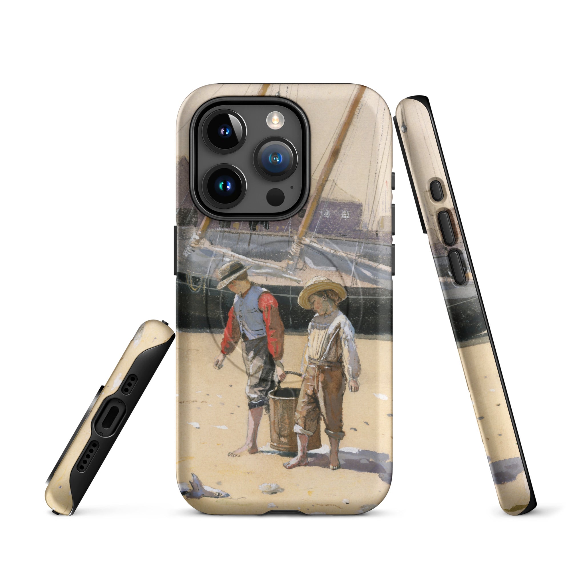 MagSafe® tough case for iPhone® Winslow Homer Basket of Clams 1873