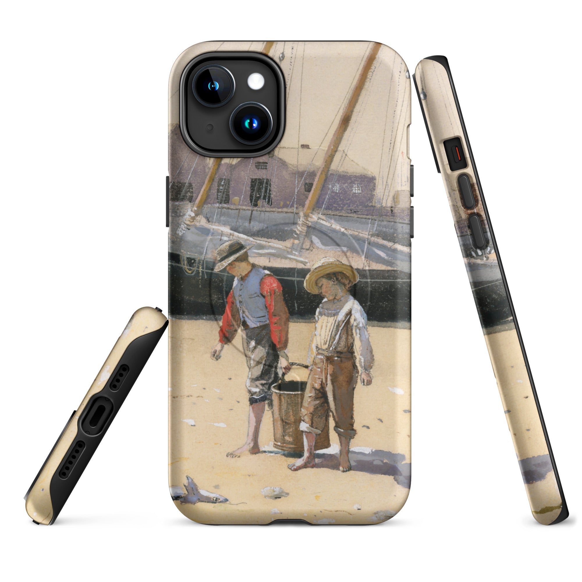 MagSafe® tough case for iPhone® Winslow Homer Basket of Clams 1873