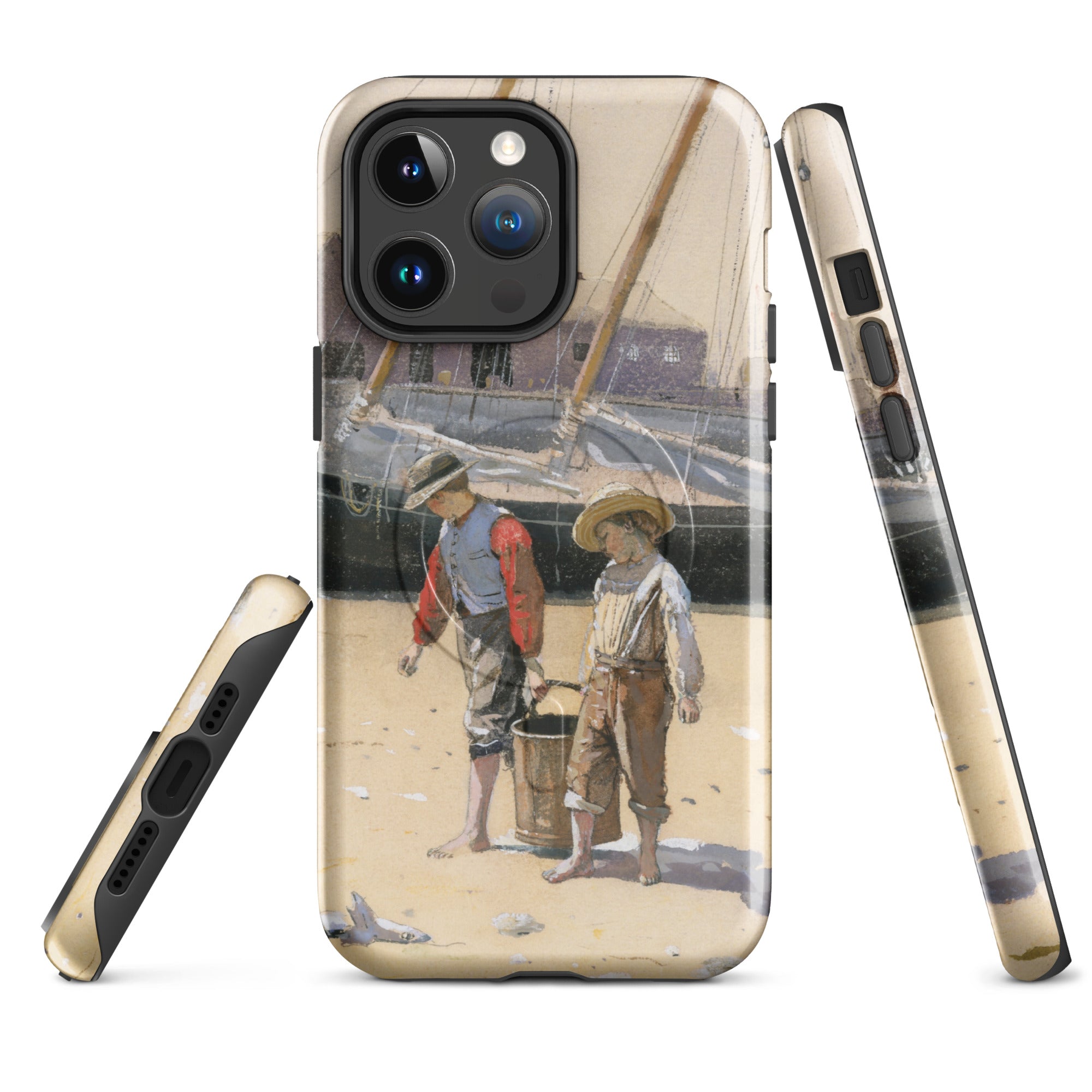 MagSafe® tough case for iPhone® Winslow Homer Basket of Clams 1873