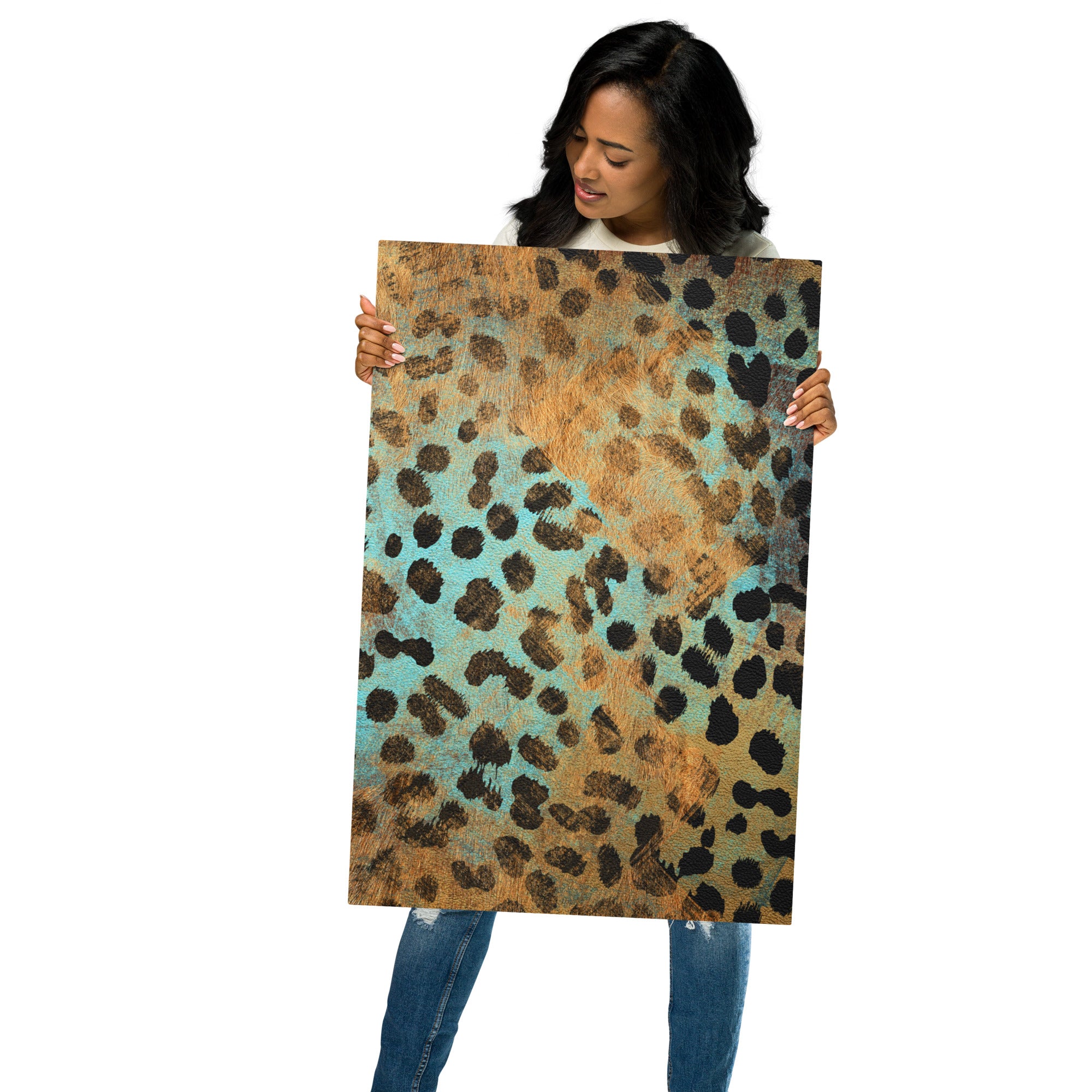 Metal prints African safari Animal skin IV