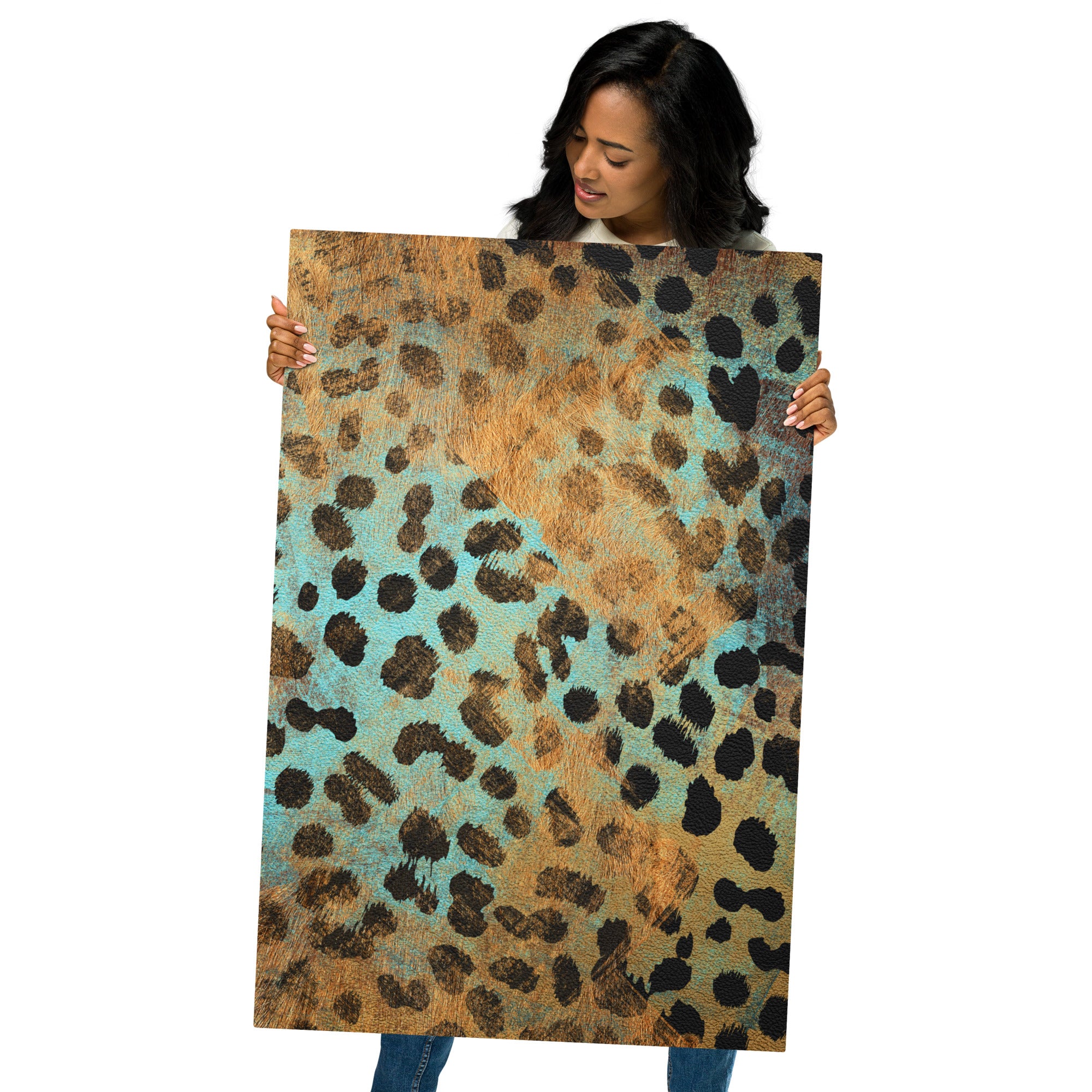 Metal prints African safari Animal skin IV