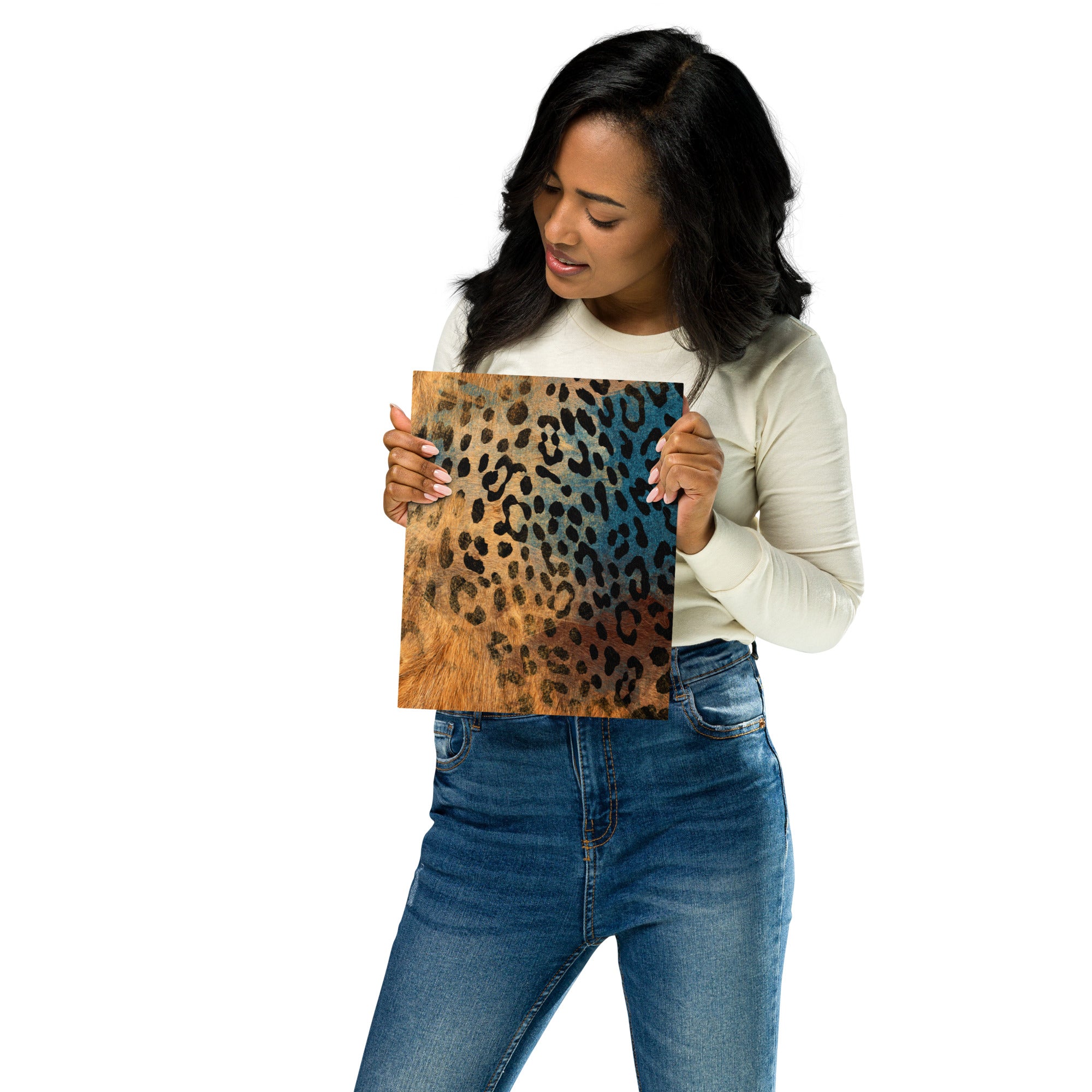 Metal prints African safari Animal skin V