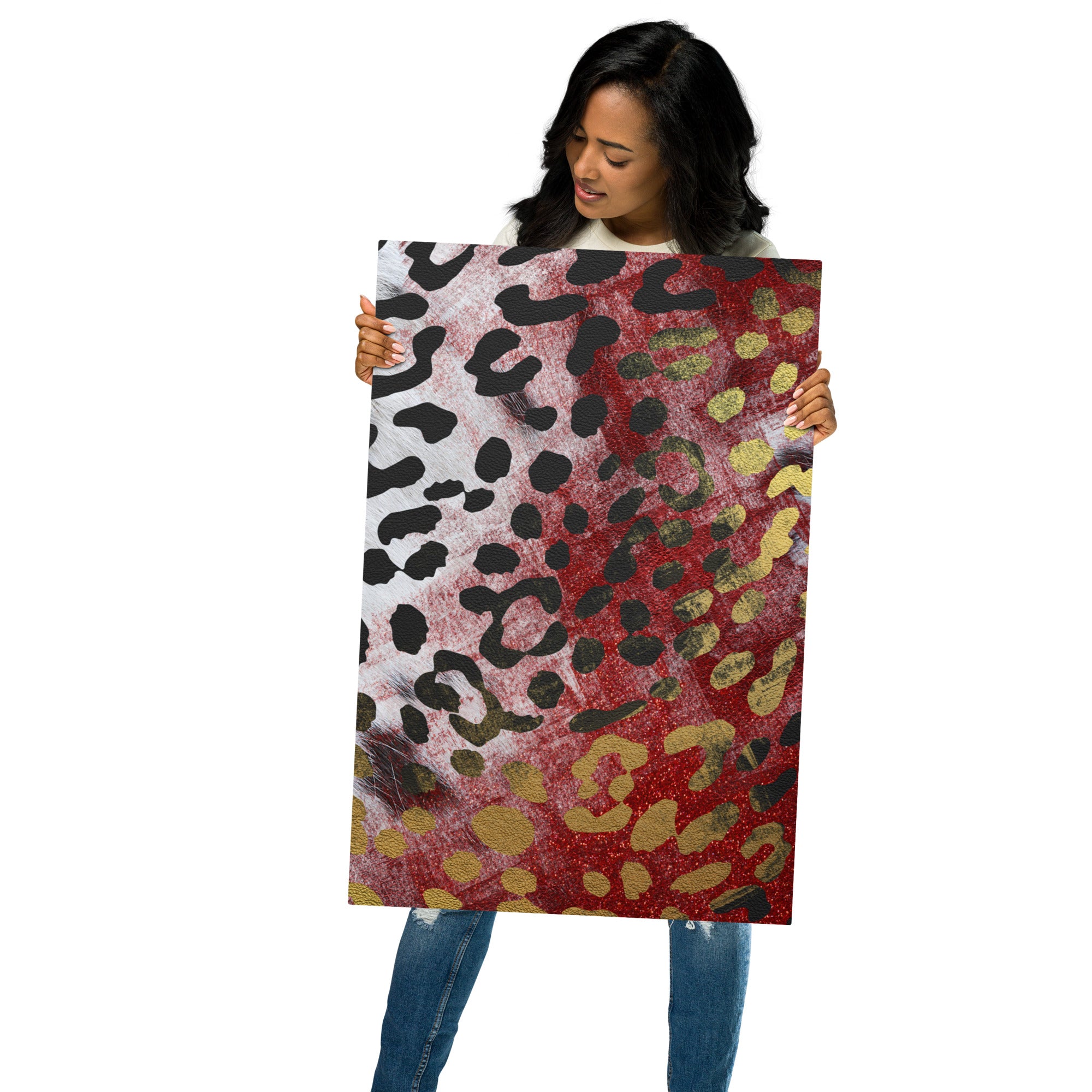 Metal prints African safari Animal skin VIII