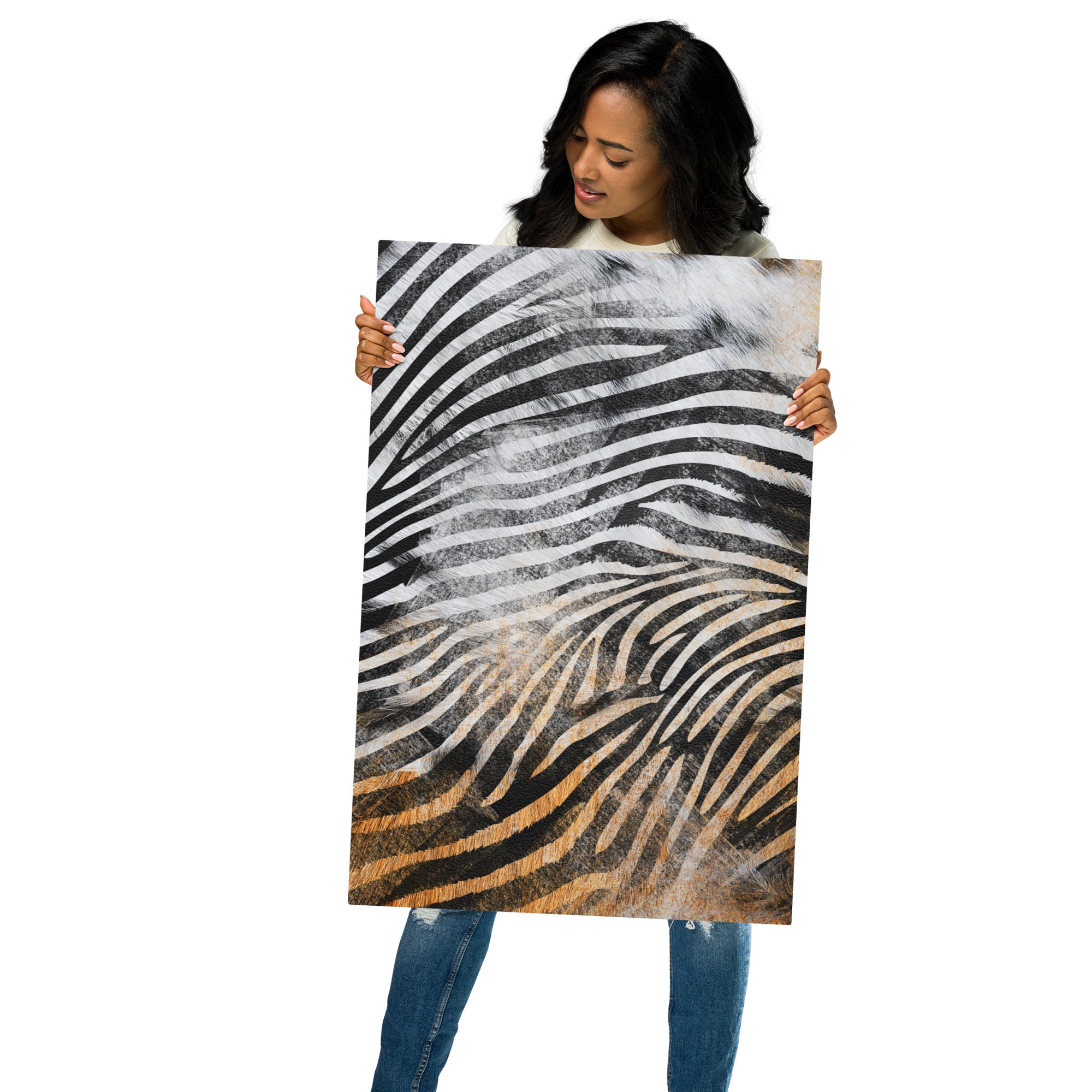 Metal prints African safari Animal skin XVI