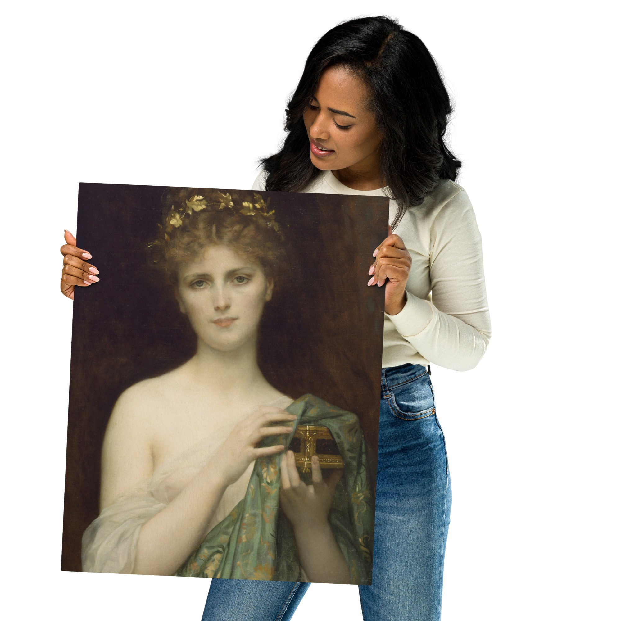 Metal prints Alexandre Cabanel French 1823 1889 Pandora 1873