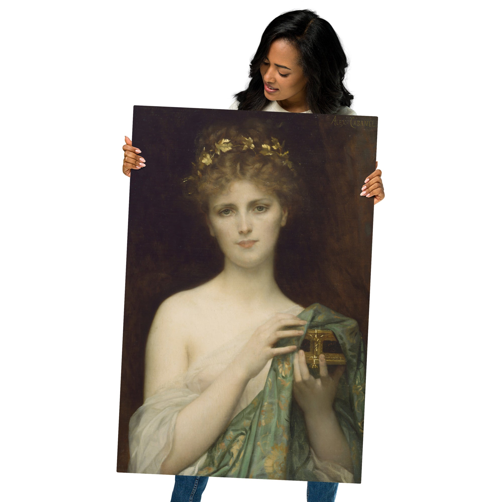 Metal prints Alexandre Cabanel French 1823 1889 Pandora 1873