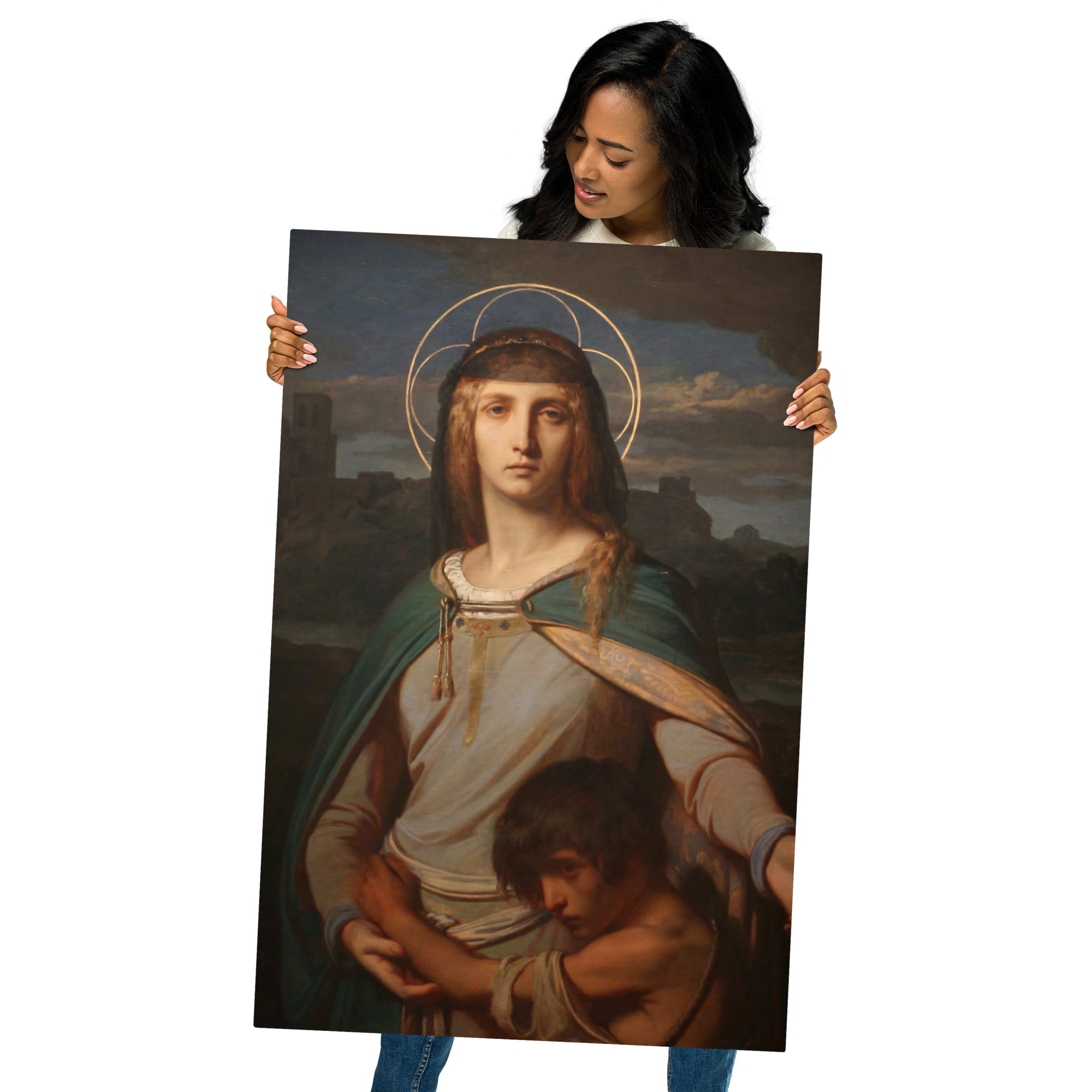 Metal prints Alexandre Cabanel French 1823 1889 Saint Monica
