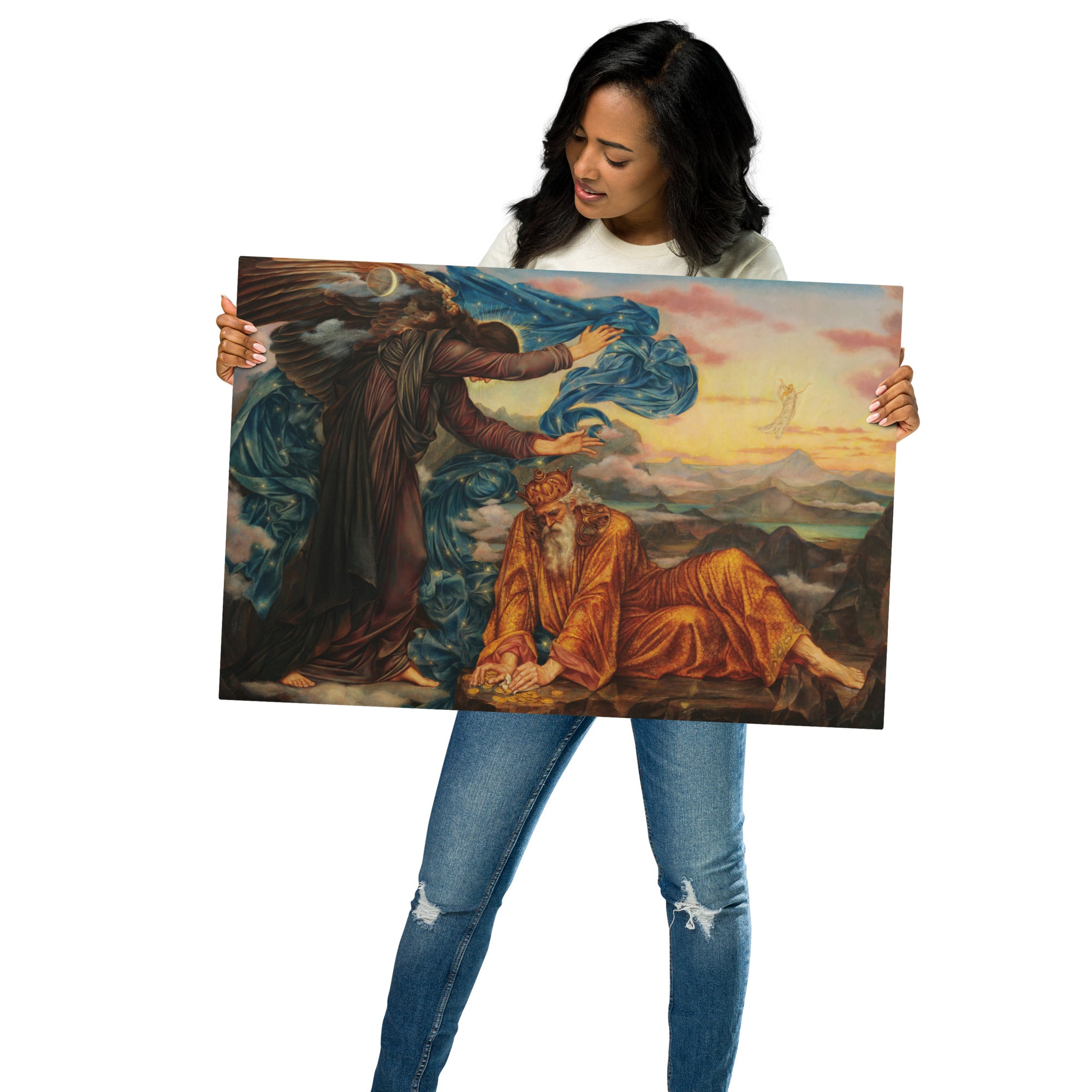 Metal prints Evelyn De Morgan English 1855 1919 Earthbound 1897