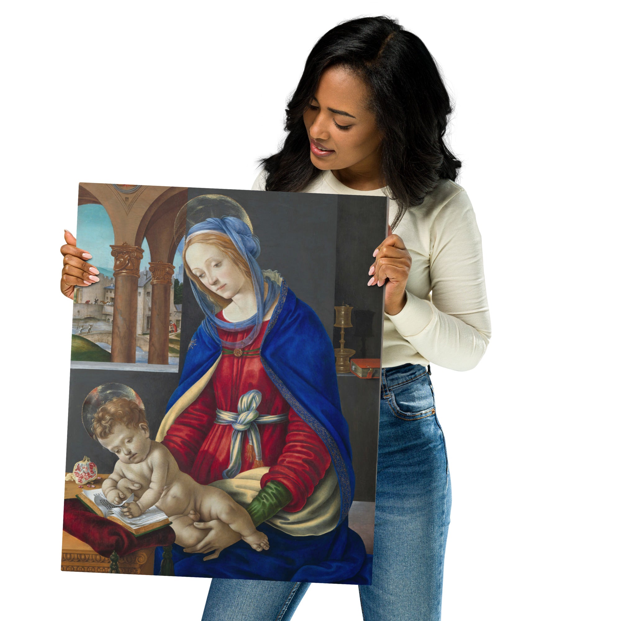 Metal prints Filippino Lippi Italian 1457 1504 Madonna and Child 1483–84