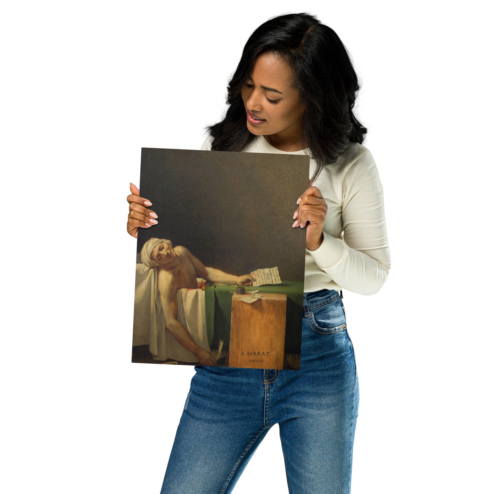 Metal prints Jacques Louis David French 1748 1825 Marat Assassinated 1793