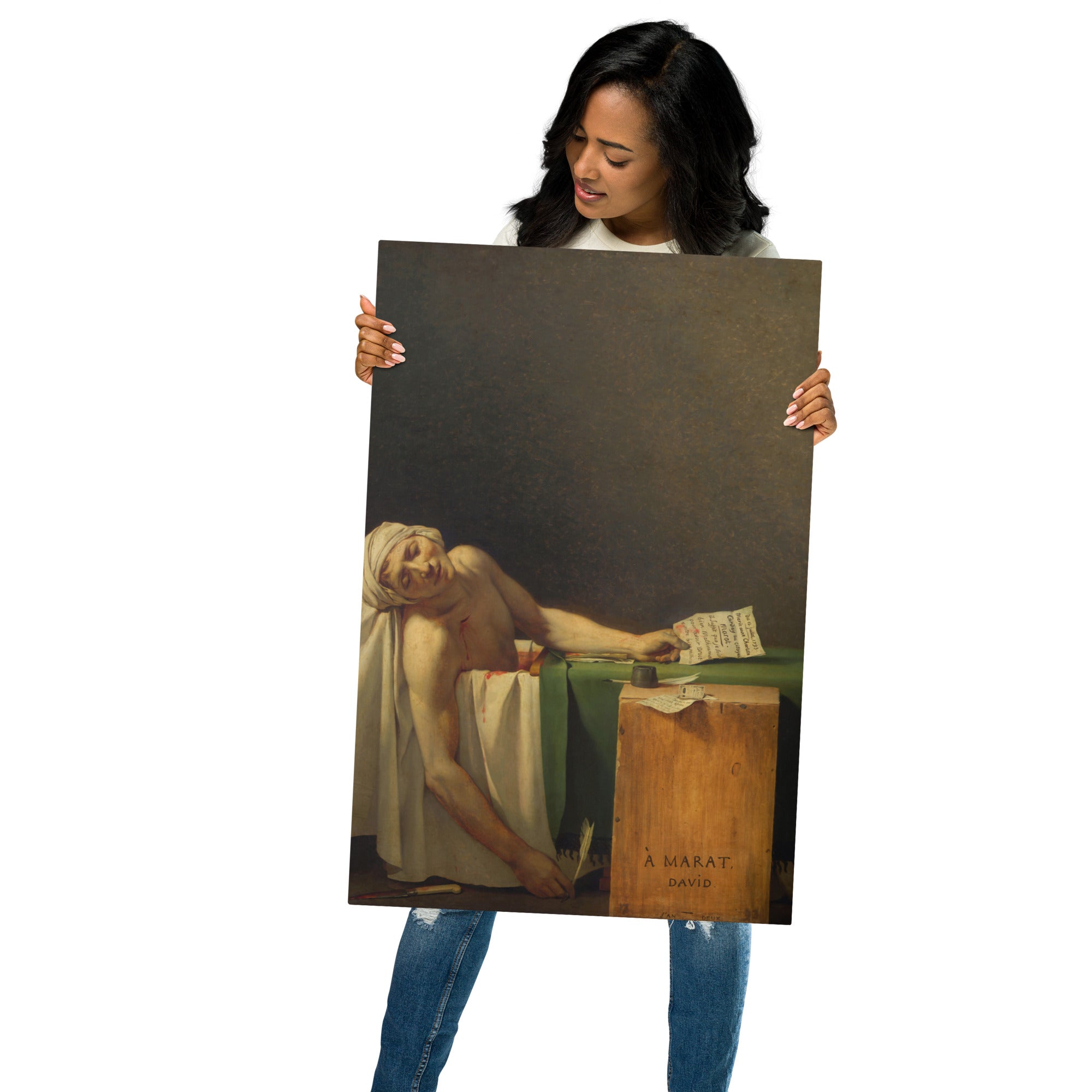 Metal prints Jacques Louis David French 1748 1825 Marat Assassinated 1793