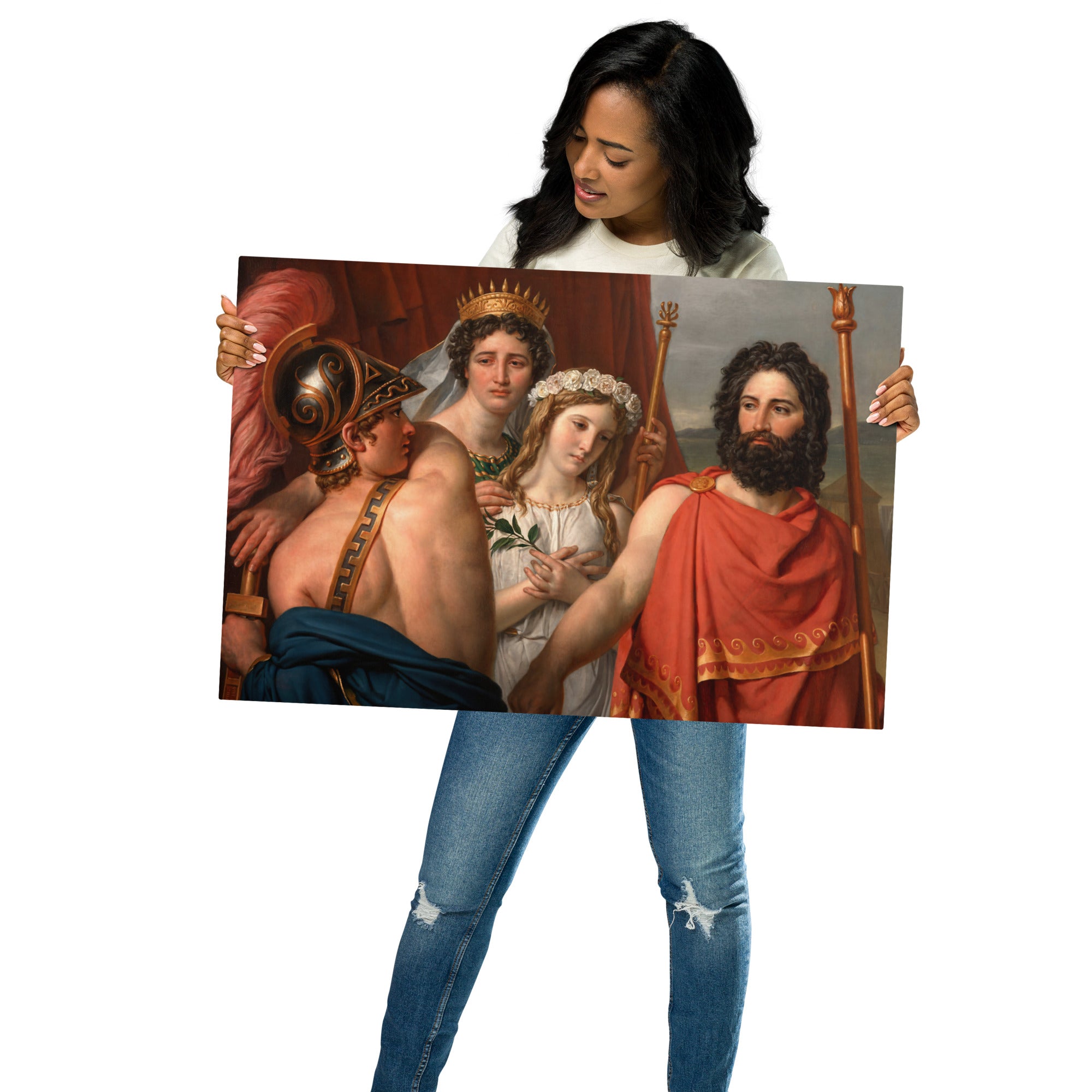 Metal prints Jacques Louis David French 1748 1825 The Anger of Achilles 1819