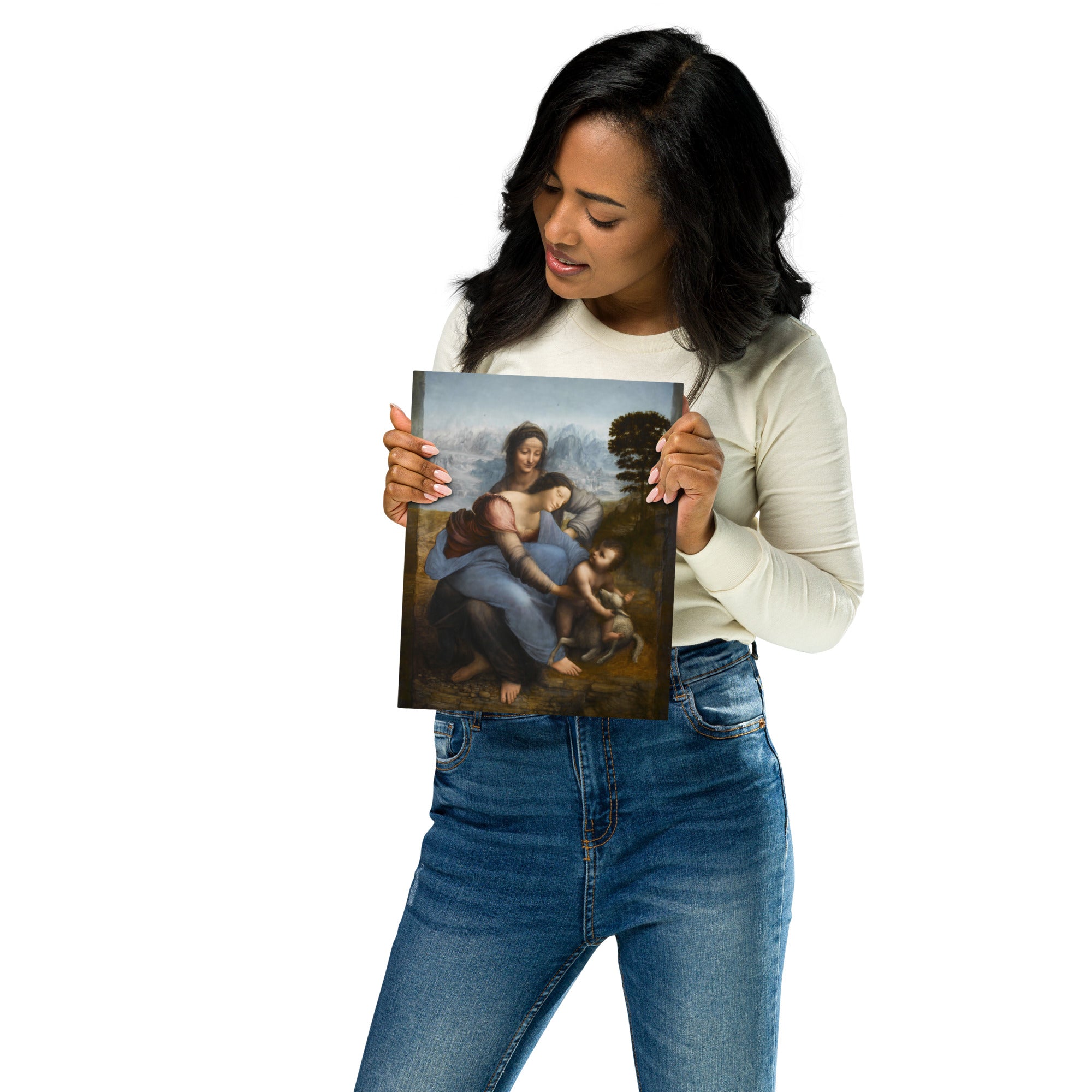 Metal prints Leonardo da Vinci Italian 1452 1519 Sainte Anne 1501 1519