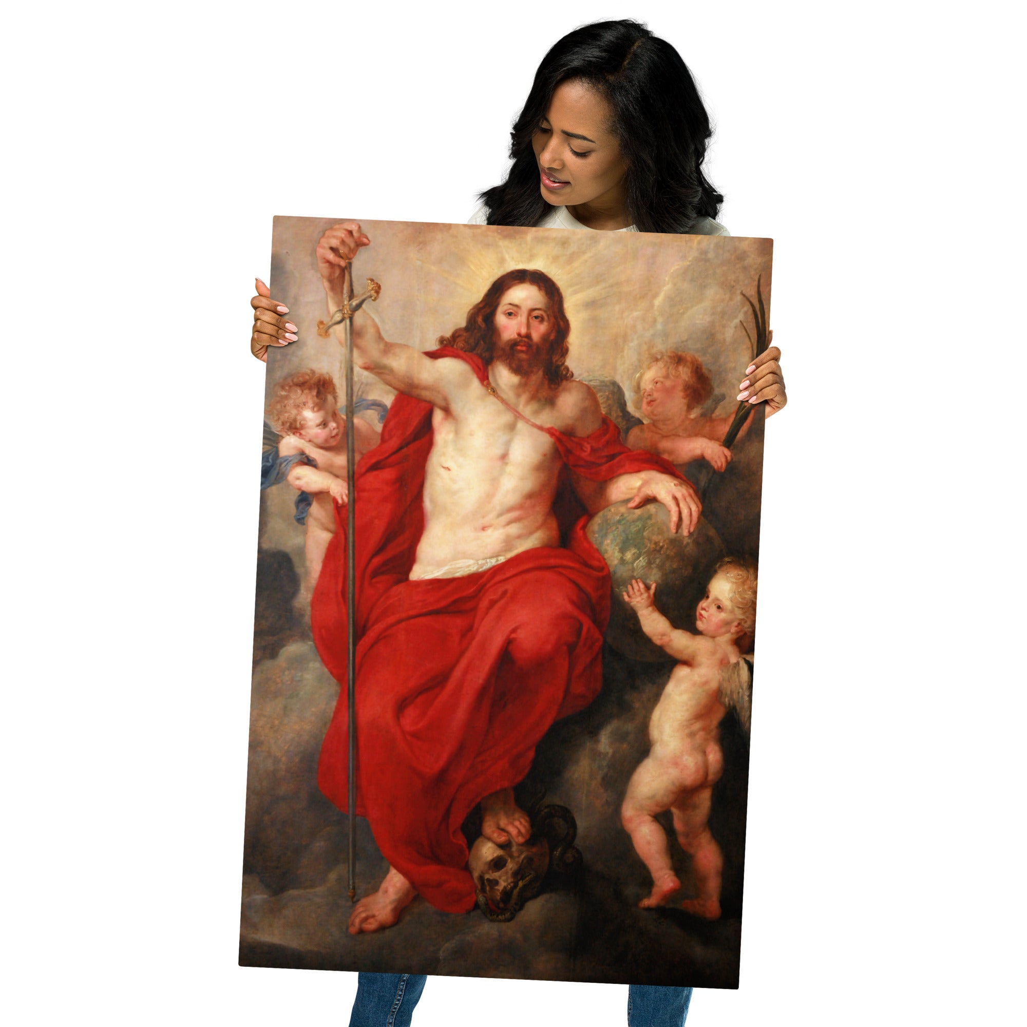 Metal prints Peter Paul Rubens Flemish 1577 1640 Christ triumphing over Death and Sin 1615